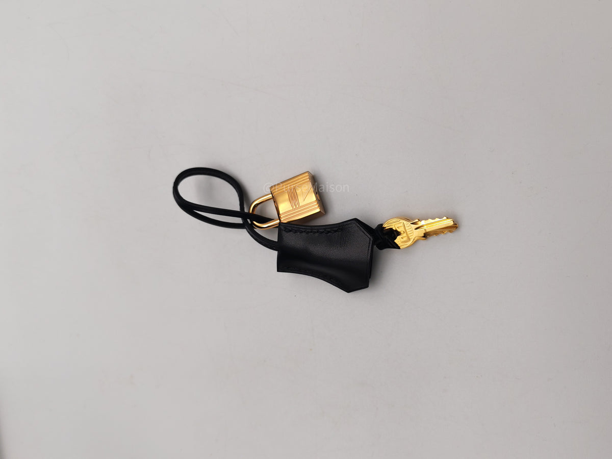 Hermes Kelly II 28 Sellier in Black Box Calfskin Leather Gold Hardware Stamp U (2022) | Purse Maison Luxury Bags Shop