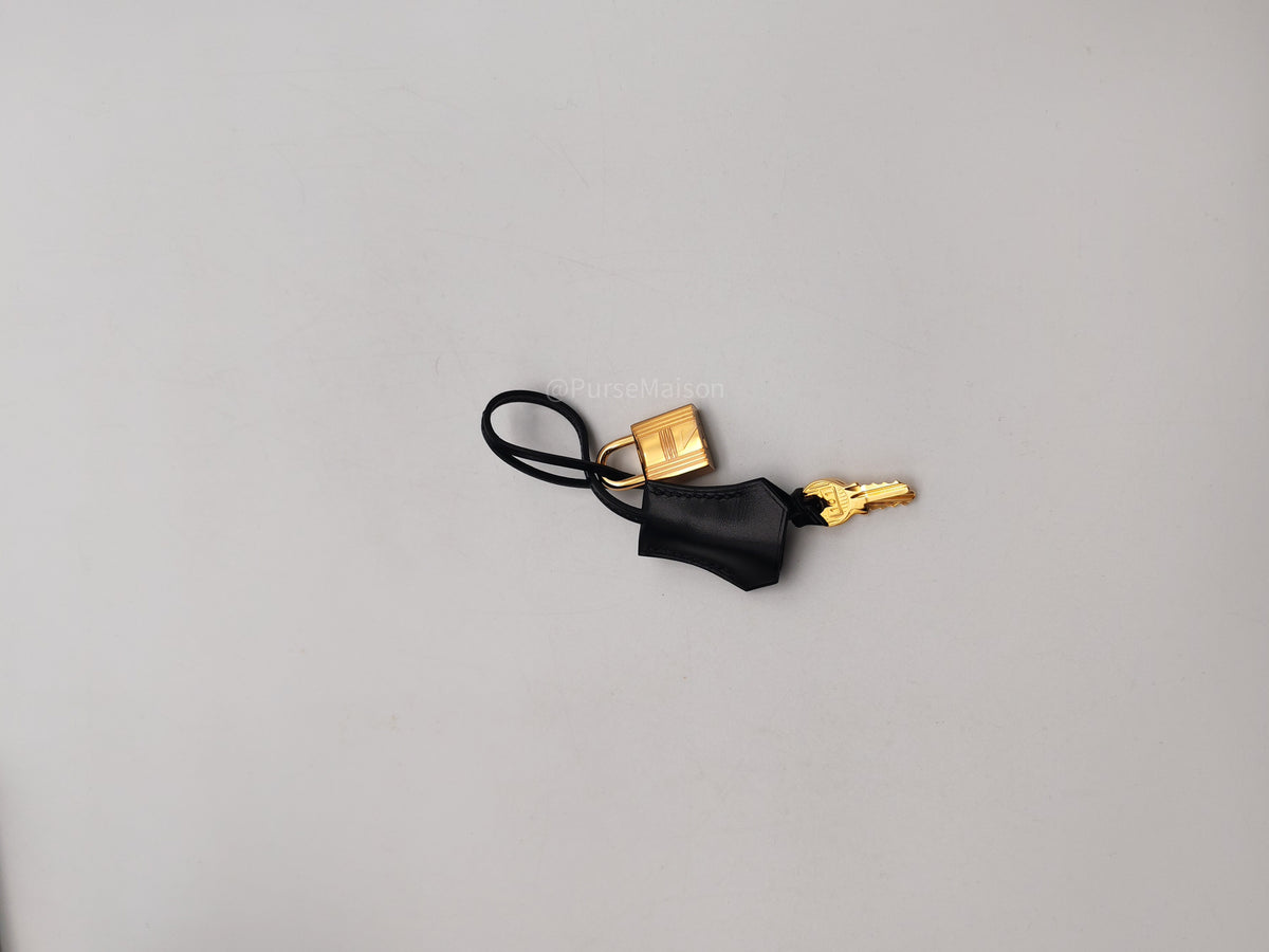 Hermes Kelly II 28 Sellier in Black Box Calfskin Leather Gold Hardware Stamp U (2022) | Purse Maison Luxury Bags Shop