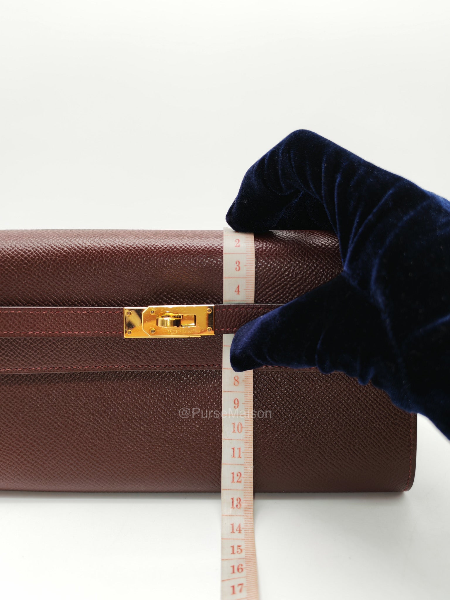 Hermes Kelly to go in Bordeaux Epsom Leather Gold Hardware Stamp U(2022) | Purse Maison Luxury Bags Shop
