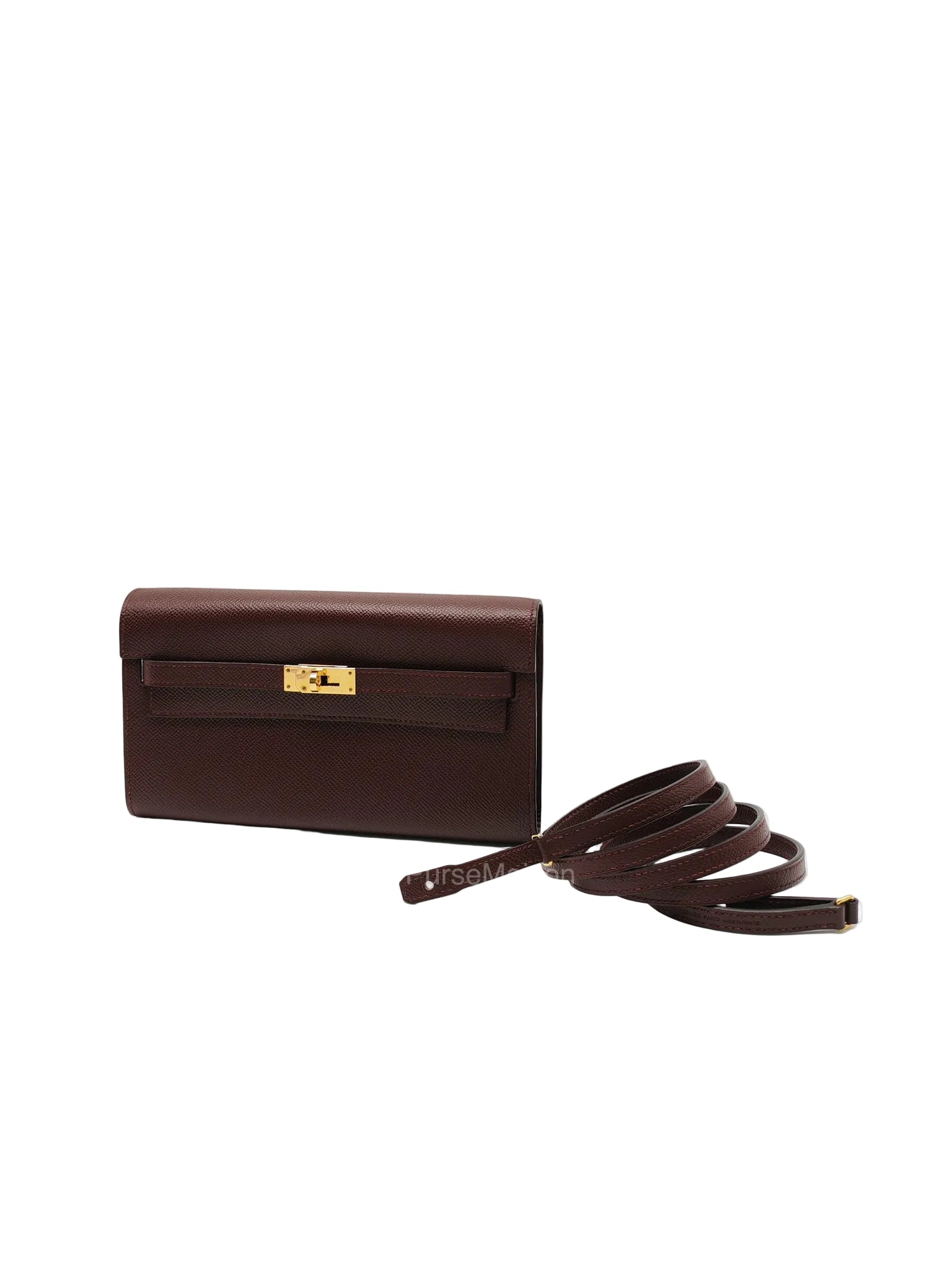 Hermes Kelly to go in Bordeaux Epsom Leather Gold Hardware Stamp U(2022) | Purse Maison Luxury Bags Shop