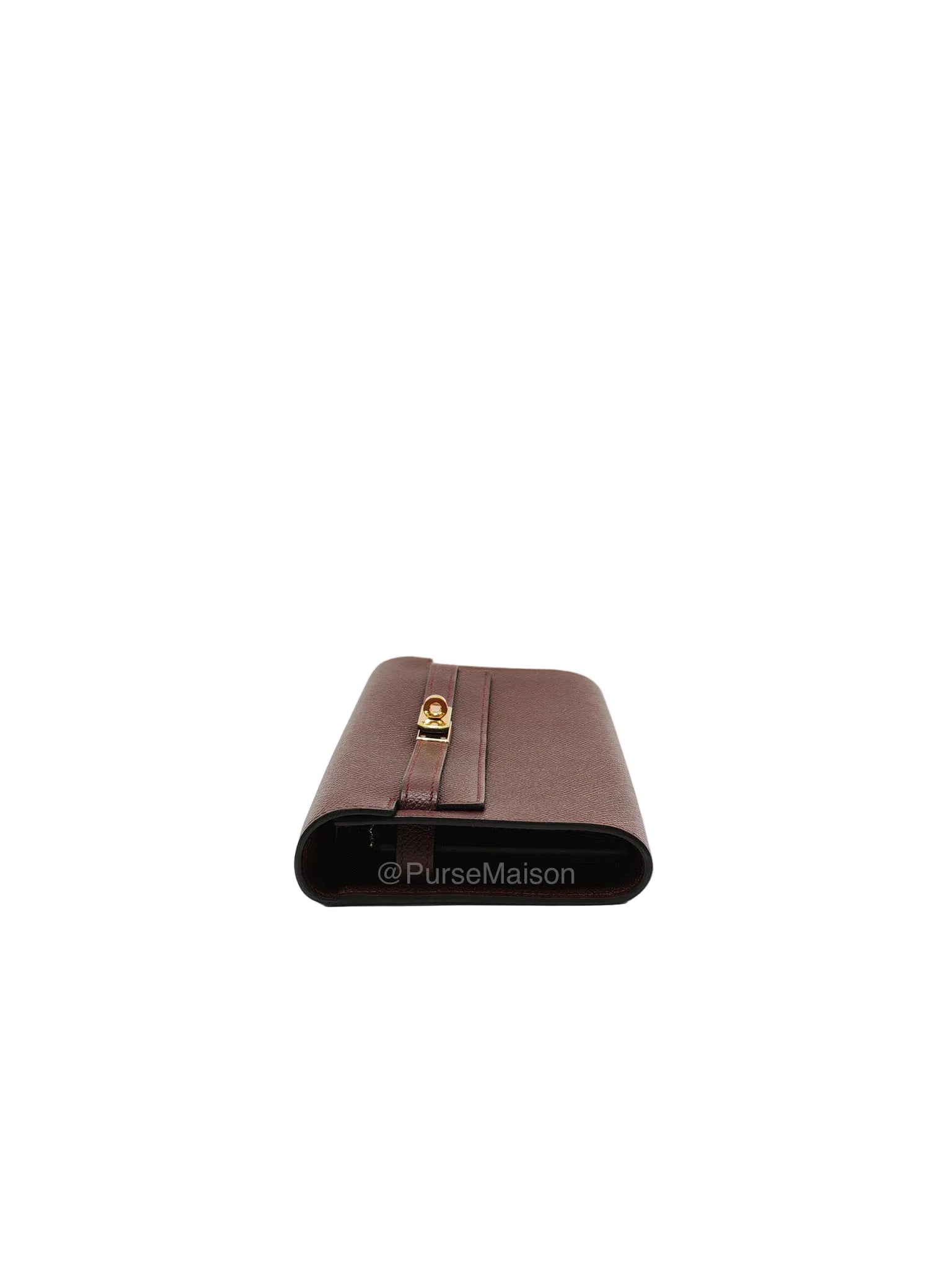 Hermes Kelly to go in Bordeaux Epsom Leather Gold Hardware Stamp U(2022) | Purse Maison Luxury Bags Shop