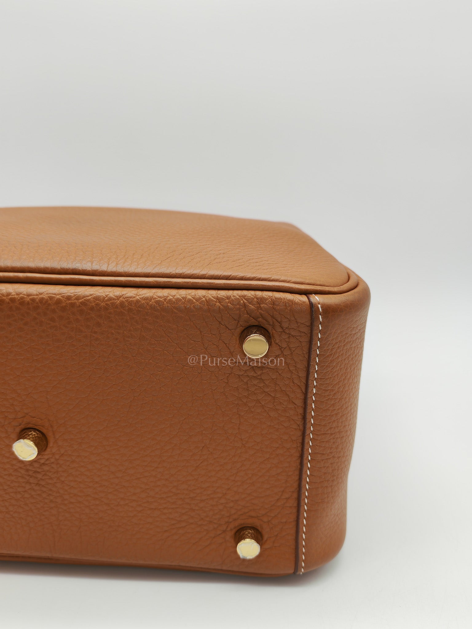 Hermes Lindy 26 in Gold Clemence Leather Gold Hardware Stamp W(2024) | Purse Maison Luxury Bags Shop