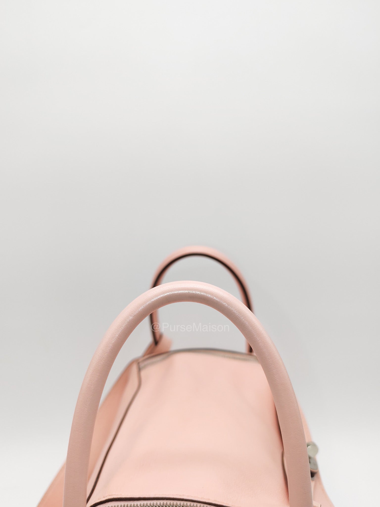 Hermes Lindy 26 in Rose Sakura Swift Leather Palladium Hardware Stamp X(2016) | Purse Maison Luxury Bags Shop