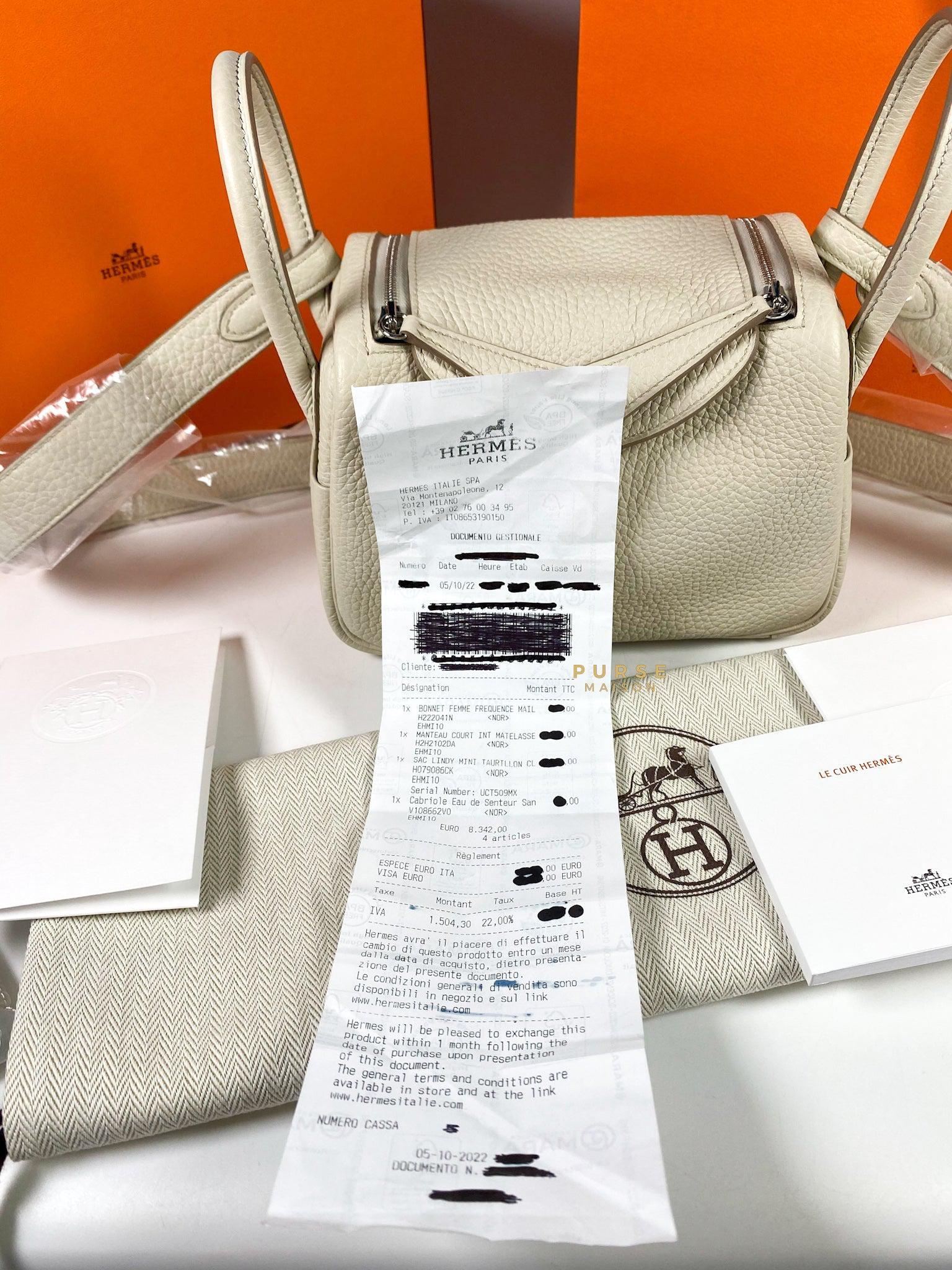 REAL 1:1 FULL HANDMADE HERMES MINI LINDY BAG IN BLACK, GOLD, CRAIE, NATA   multiple colors : u/HooooGoods