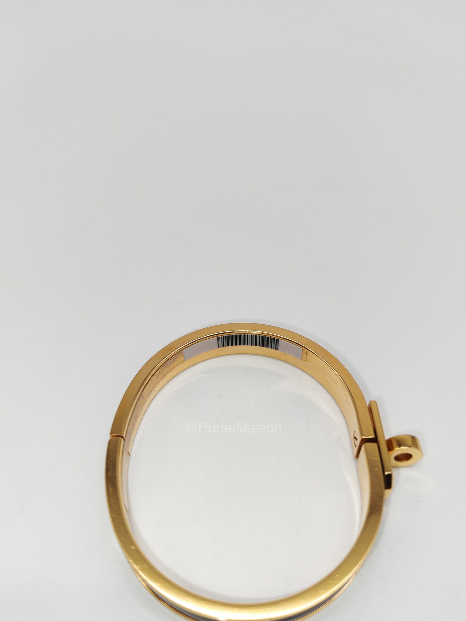 Hermes Mini Clic Kelly Bracelet PM in Black Enamel Gold Hardware | Purse Maison Luxury Bags Shop
