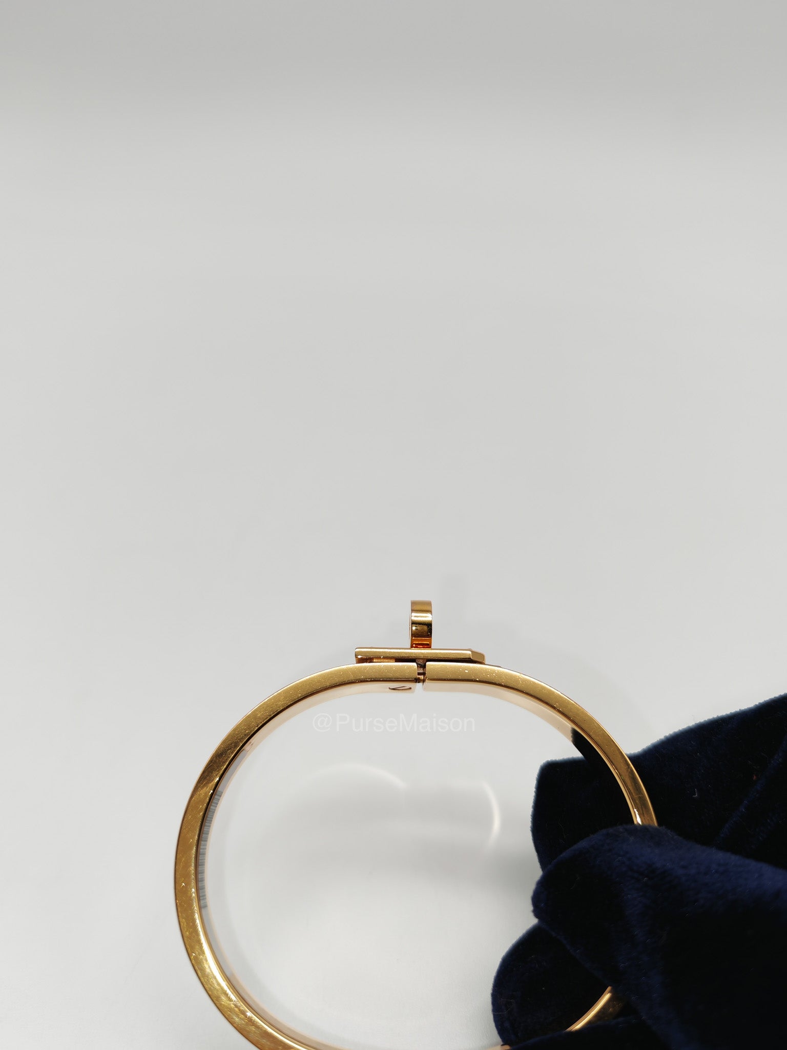 Hermes Mini Clic Kelly Bracelet PM in Black Enamel Gold Hardware | Purse Maison Luxury Bags Shop