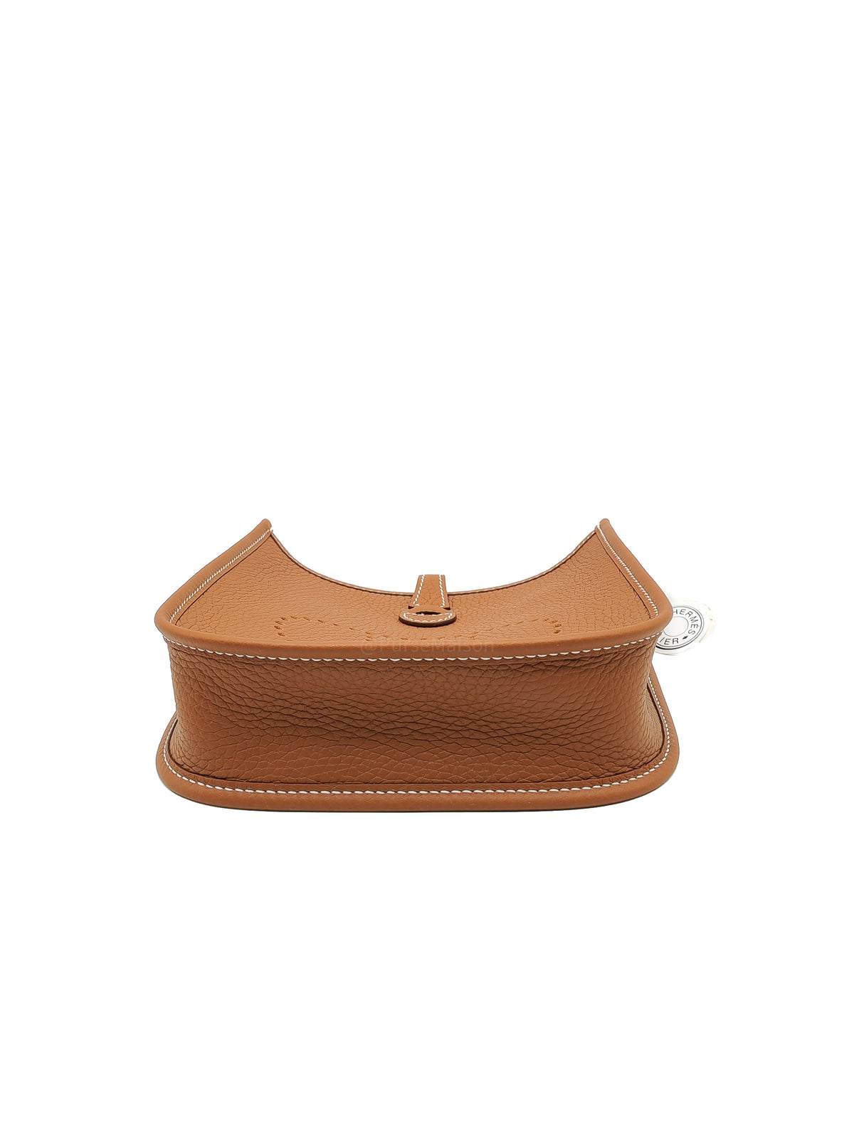 Hermes Mini Evelyne 16 in Gold Clemence Leather Palladium Hardware Stamp K (2025) | Purse Maison Luxury Bags Shop