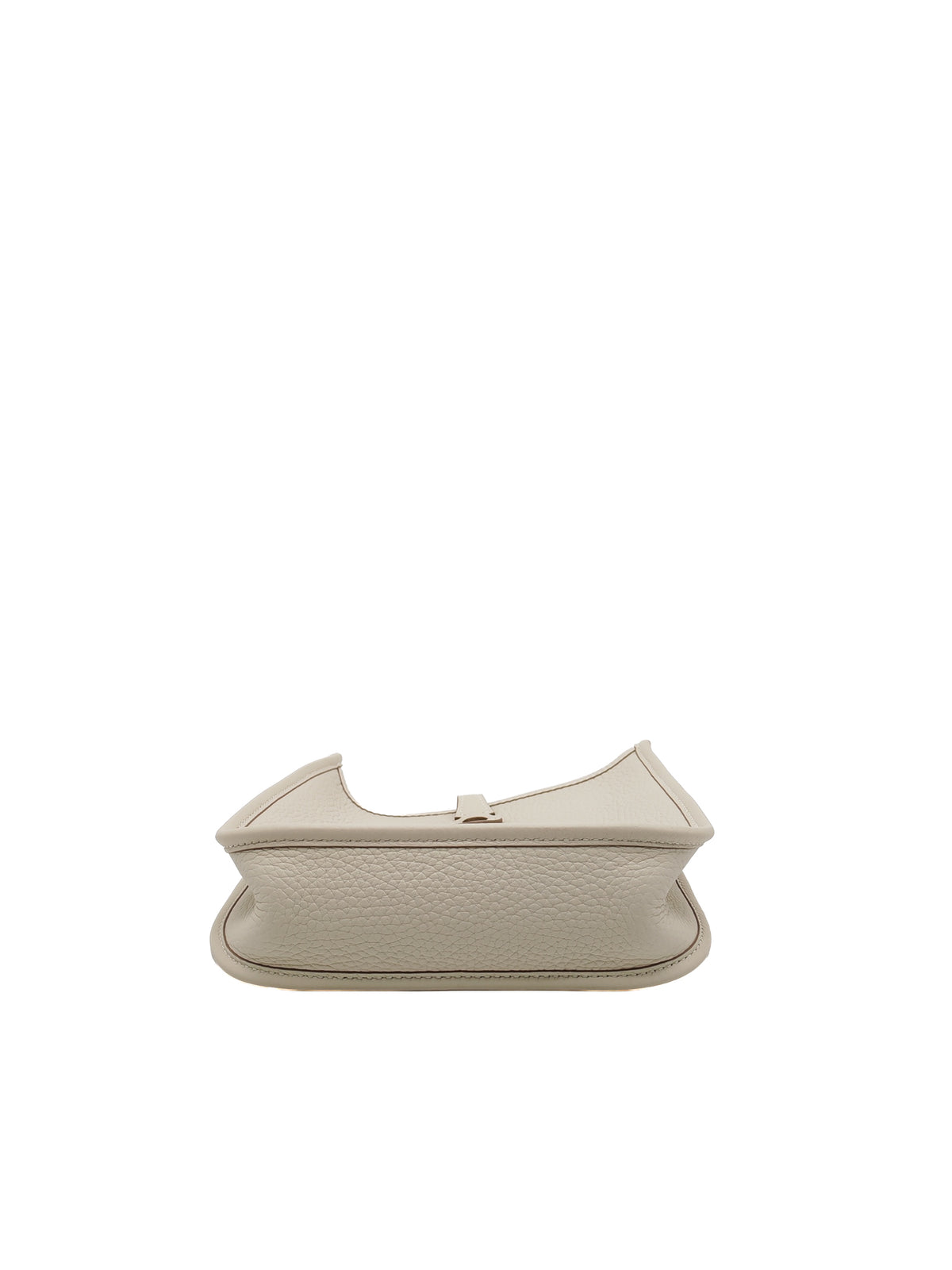 Hermes Mini Evelyne 16 TPM in Craie Clemence Leather and Gold Hardware Stamp W (2024) | Purse Maison Luxury Bags Shop