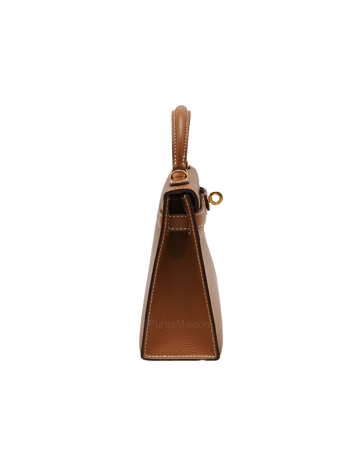 Hermes Mini Kelly II Gold in Epsom Leather and Gold Hardware Stamp D (2019) | Purse Maison Luxury Bags Shop