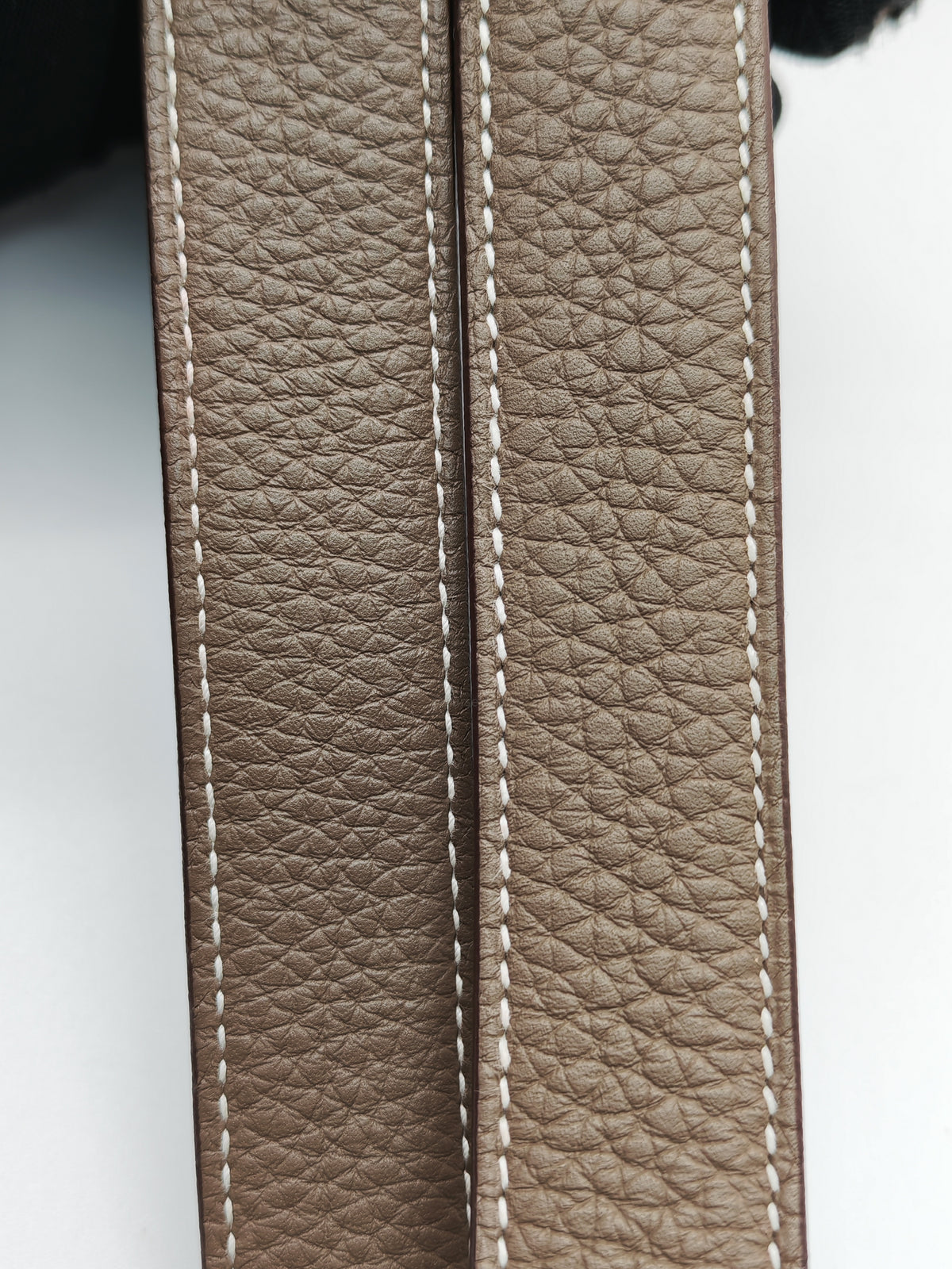 Hermes Mini Lindy in Etoupe Clemence Leather Gold Hardware Stamp U (2022) | Purse Maison Luxury Bags Shop