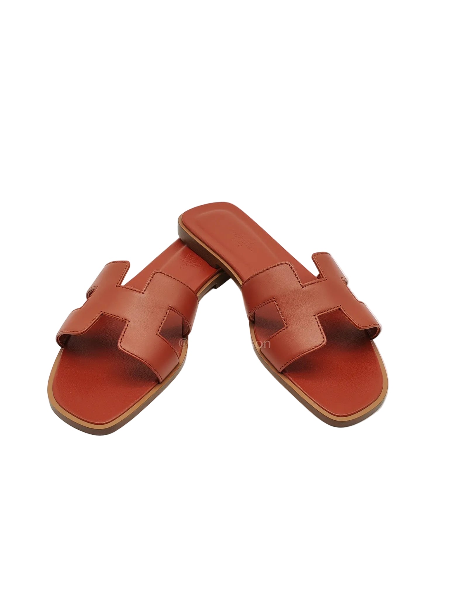 Hermes Oran in Reddish Brown Swift Leather Size 36.5 EU(23cm) | Purse Maison Luxury Bags Shop