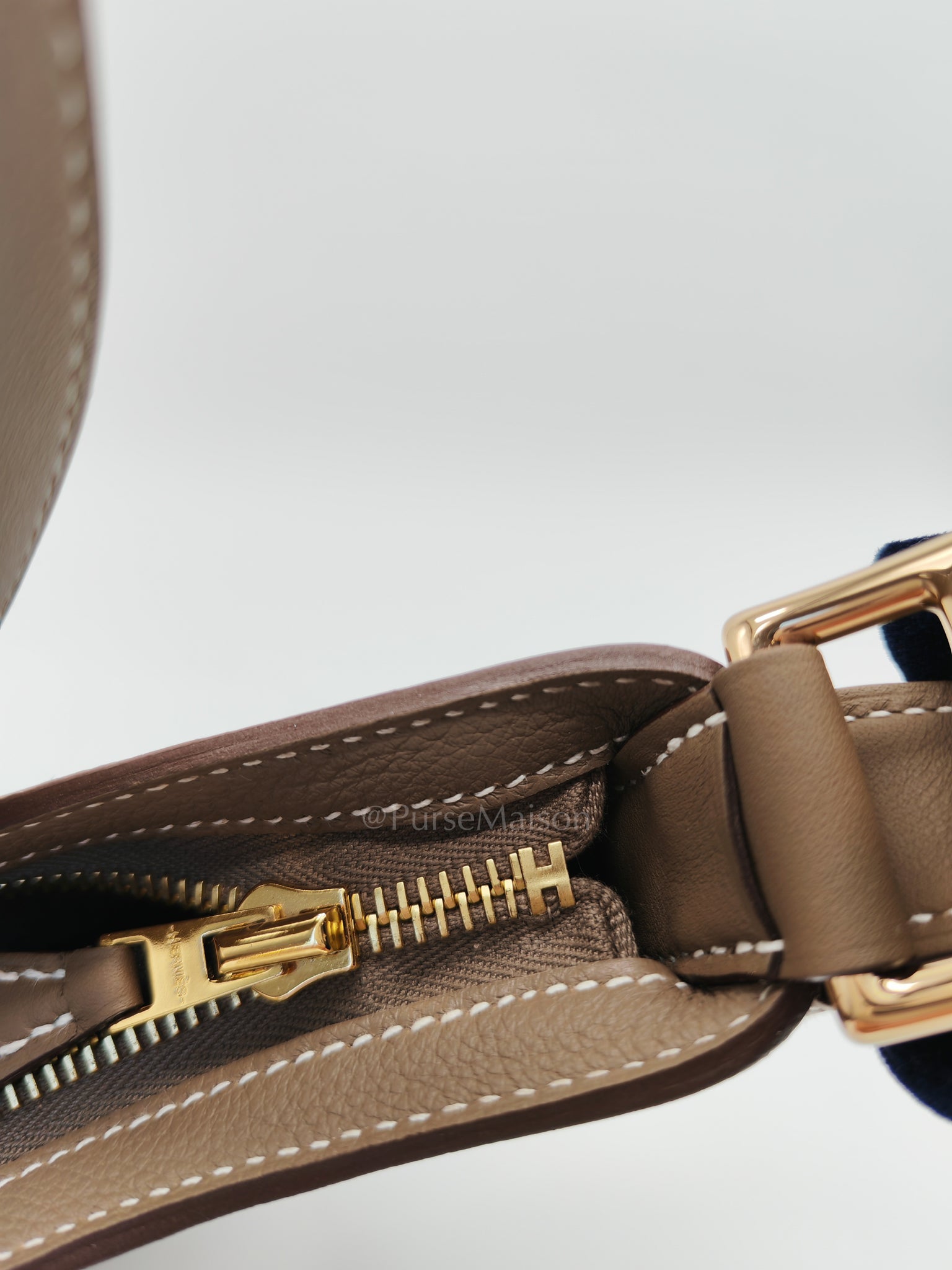 Petite Arcon Etoupe Togo and Swift Leather in Gold Hardware Stamp W (2024) | Purse Maison Luxury Bags Shop