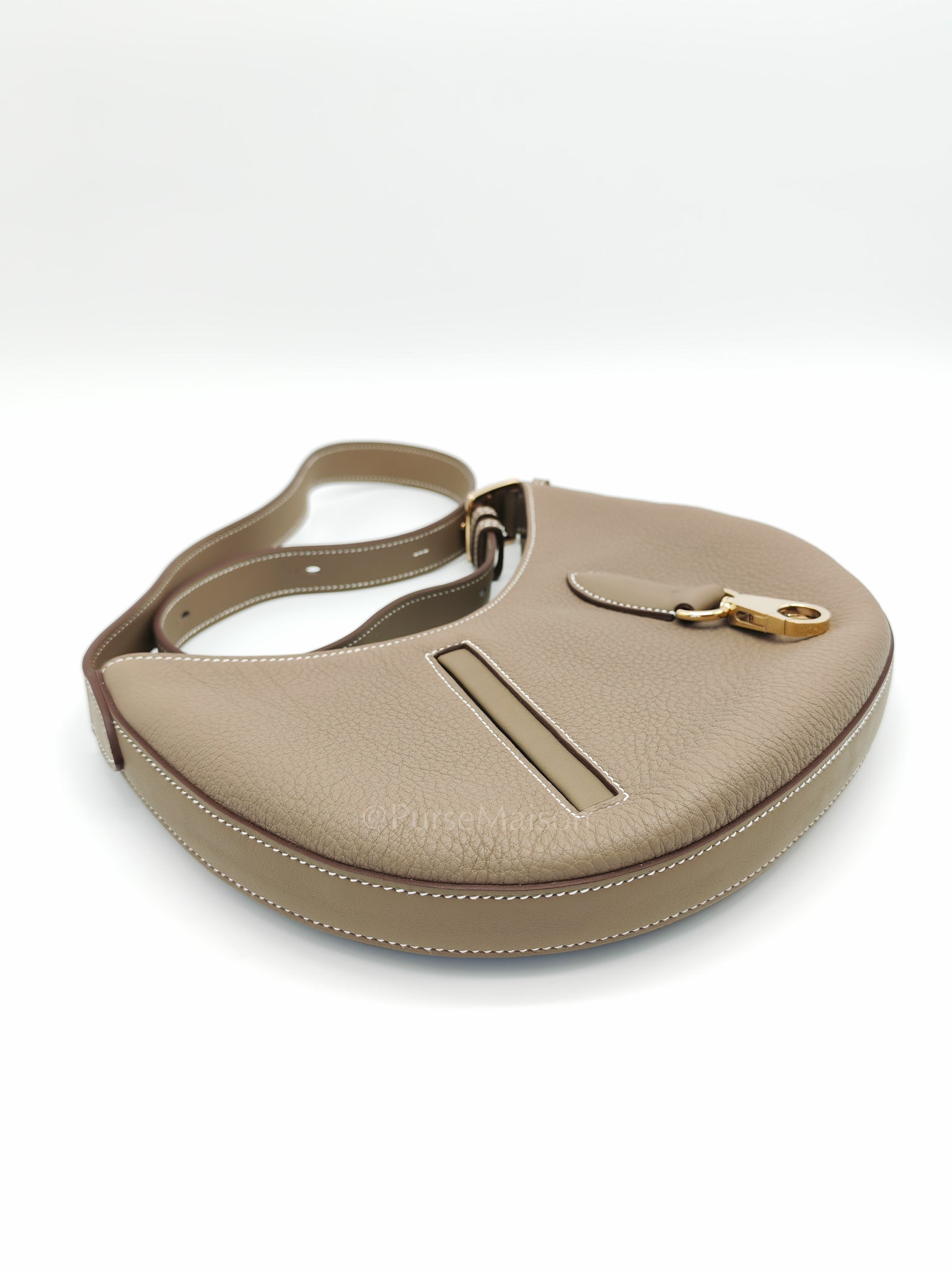 Petite Arcon Etoupe Togo and Swift Leather in Gold Hardware Stamp W (2024) | Purse Maison Luxury Bags Shop