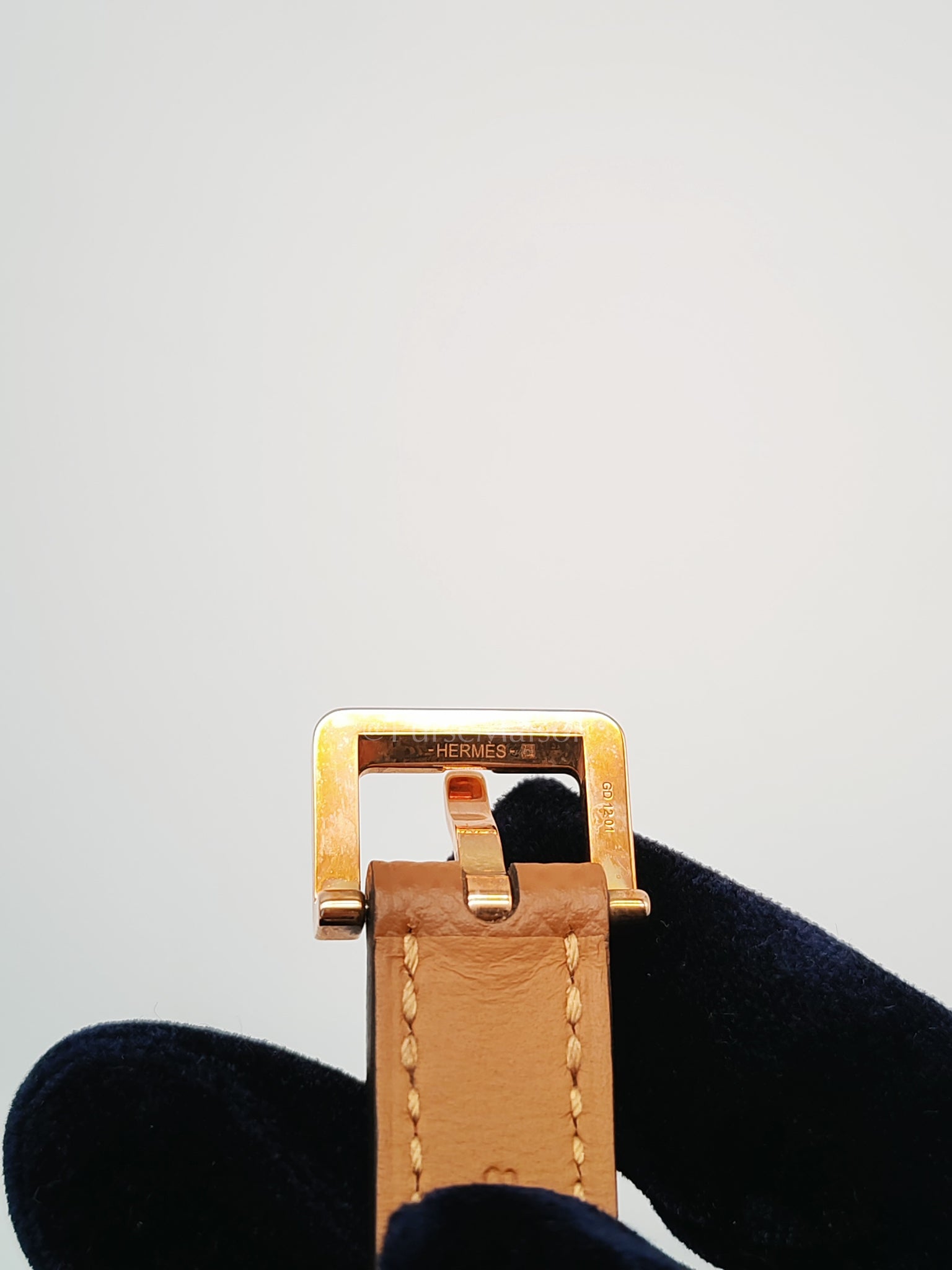 Pop H Belt in Gold Epsom Leather and Rose Gold Hardware Size 80 Stamp U (2022) | Purse Maison Luxury Bags Shop