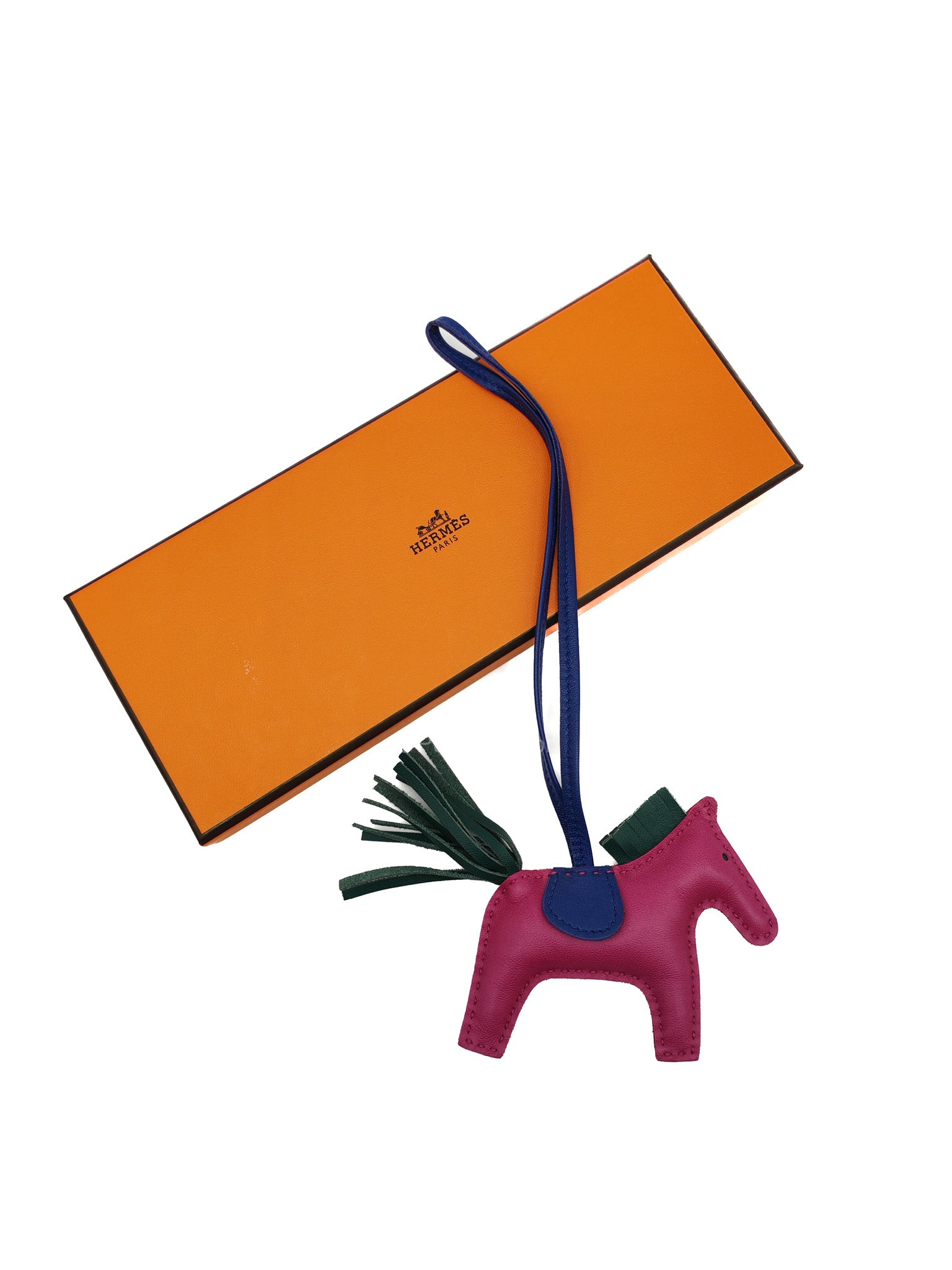 Hermes Rodeo Milo Lambskin Tricolor Grigri Bag Charm Stamp A (2017) | Purse Maison Luxury Bags Shop