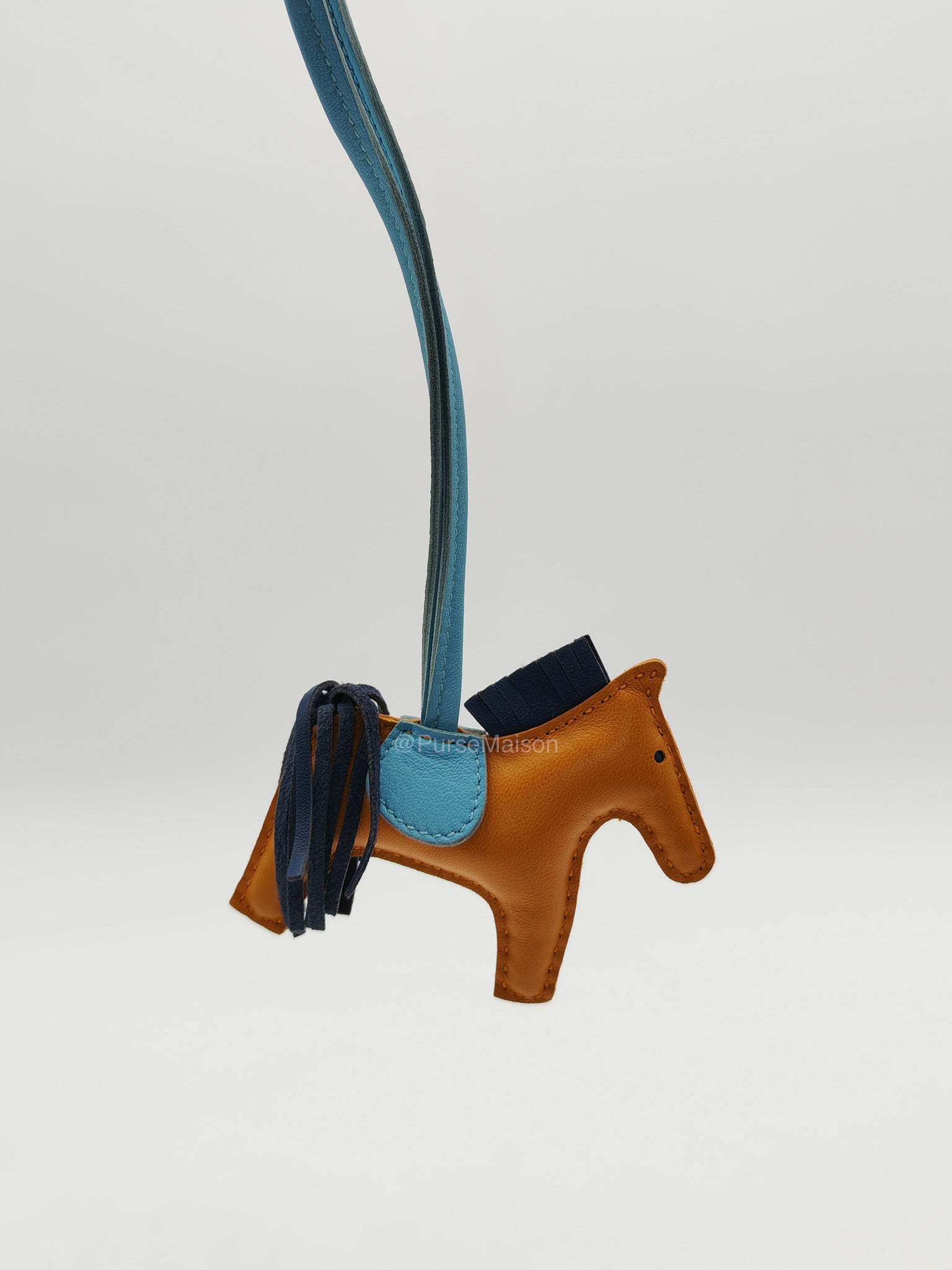 Hermes Rodeo Milo Lambskin Tricolor Grigri Bag Charm Stamp C (2018) | Purse Maison Luxury Bags Shop