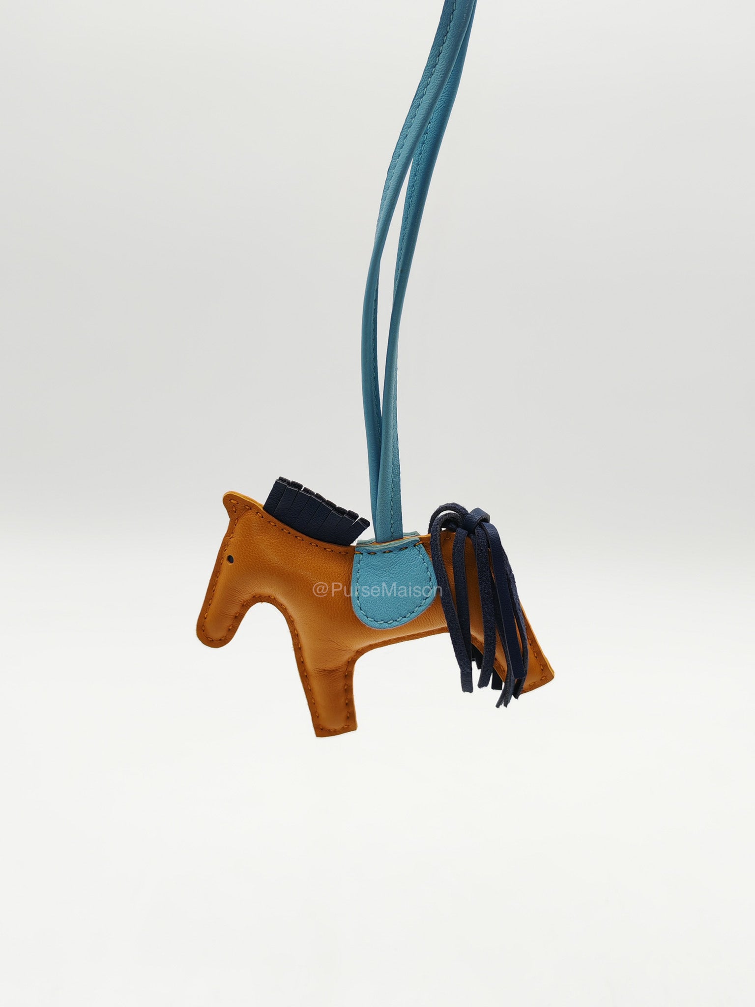 Hermes Rodeo Milo Lambskin Tricolor Grigri Bag Charm Stamp C (2018) | Purse Maison Luxury Bags Shop
