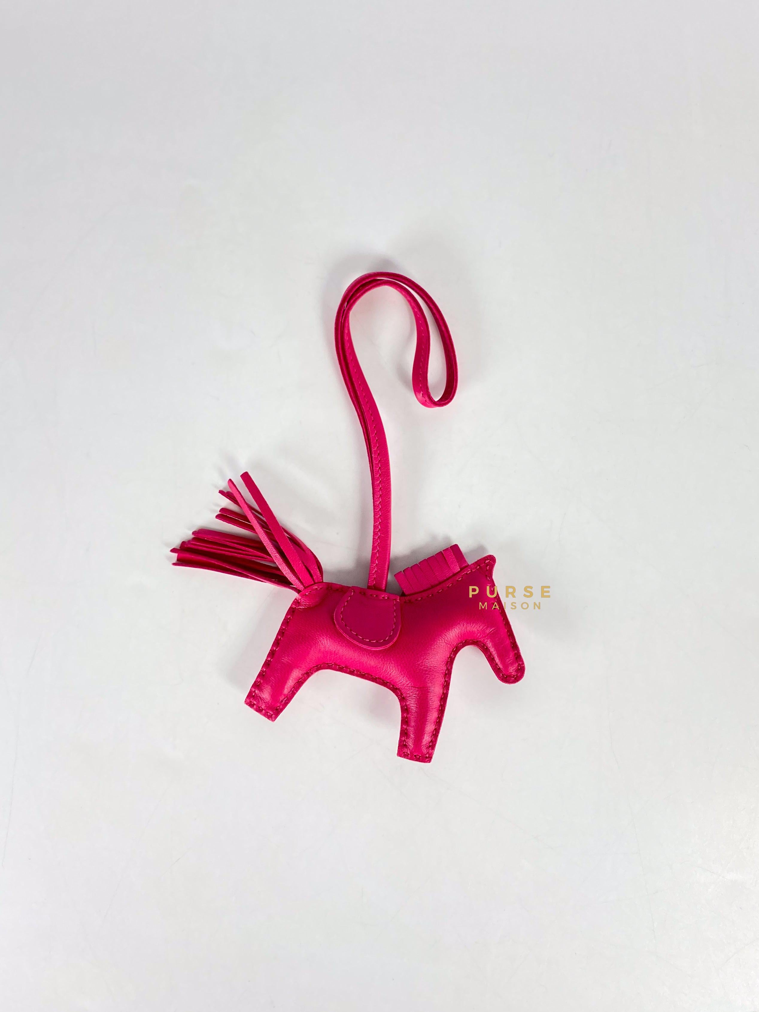 Hermes Rodeo Horse PM Bag Charm Rose Mexico Stamp Y | Purse Maison Luxury Bags Shop