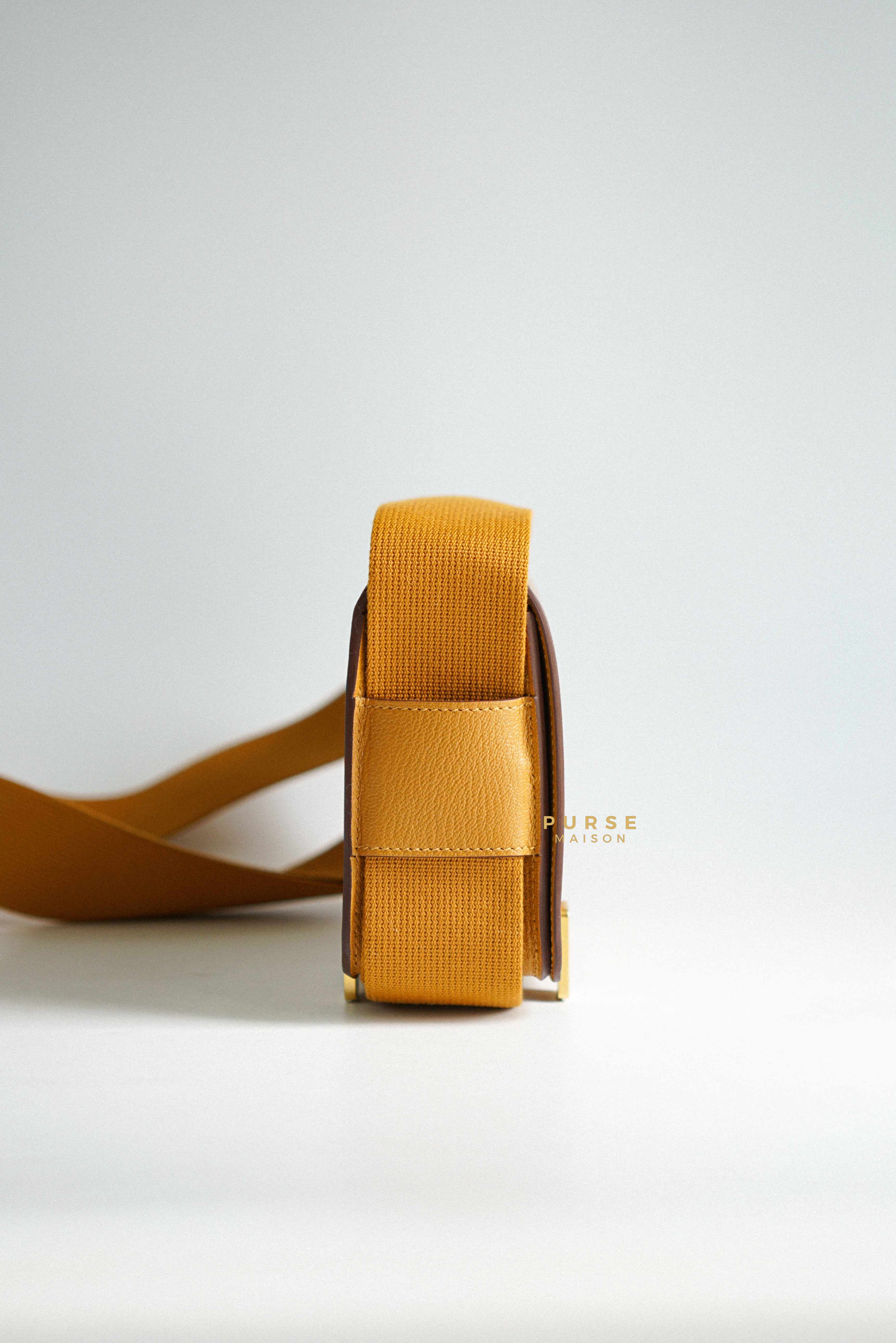 Hermès Geta Chevre Mysore Caramel