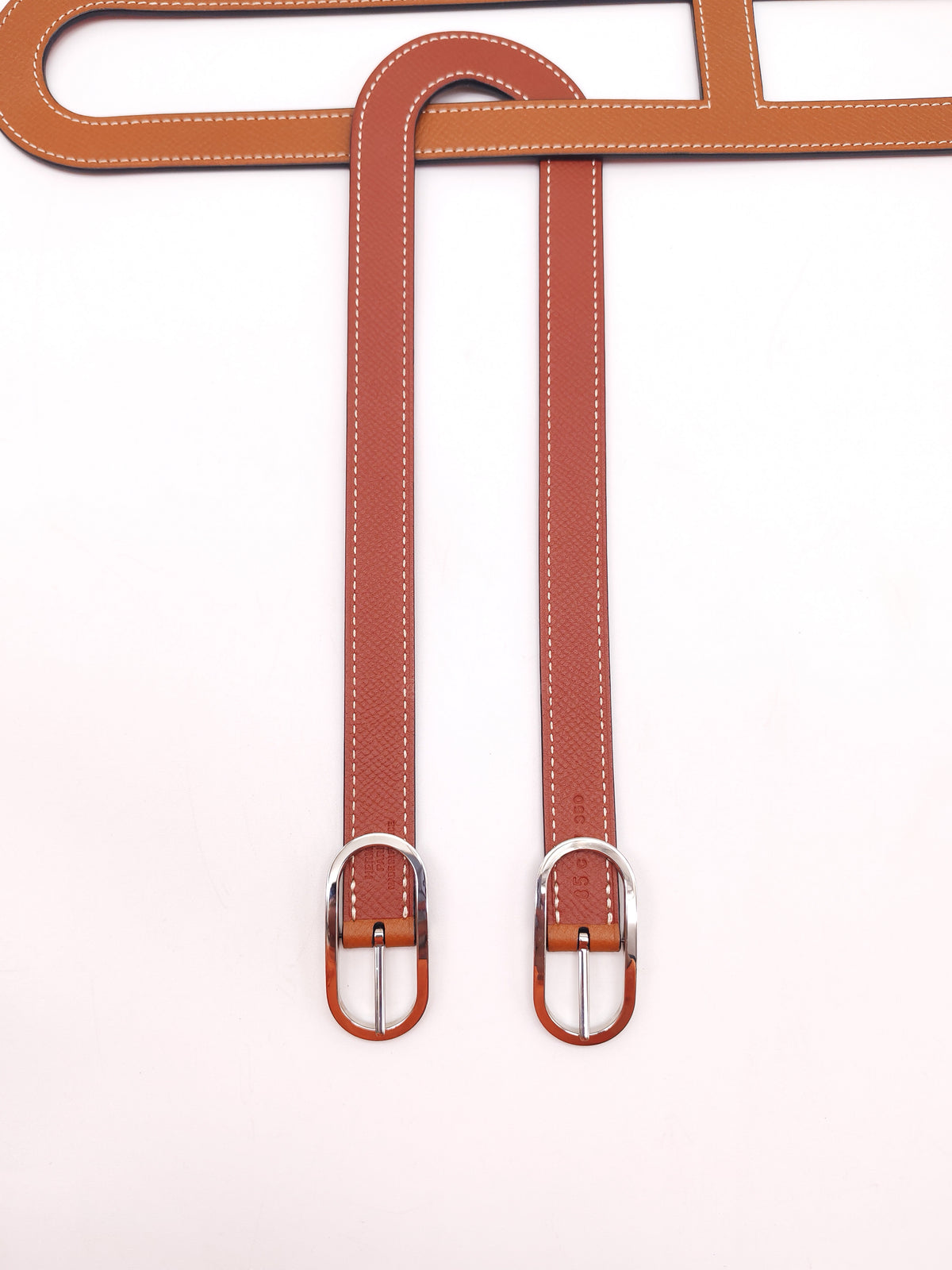 Hermes Symphonie 71 5 G Belt in Multiple Color Epsom Leather Palladium Hardware Stamp C (2018) | Purse Maison Luxury Bags Shop
