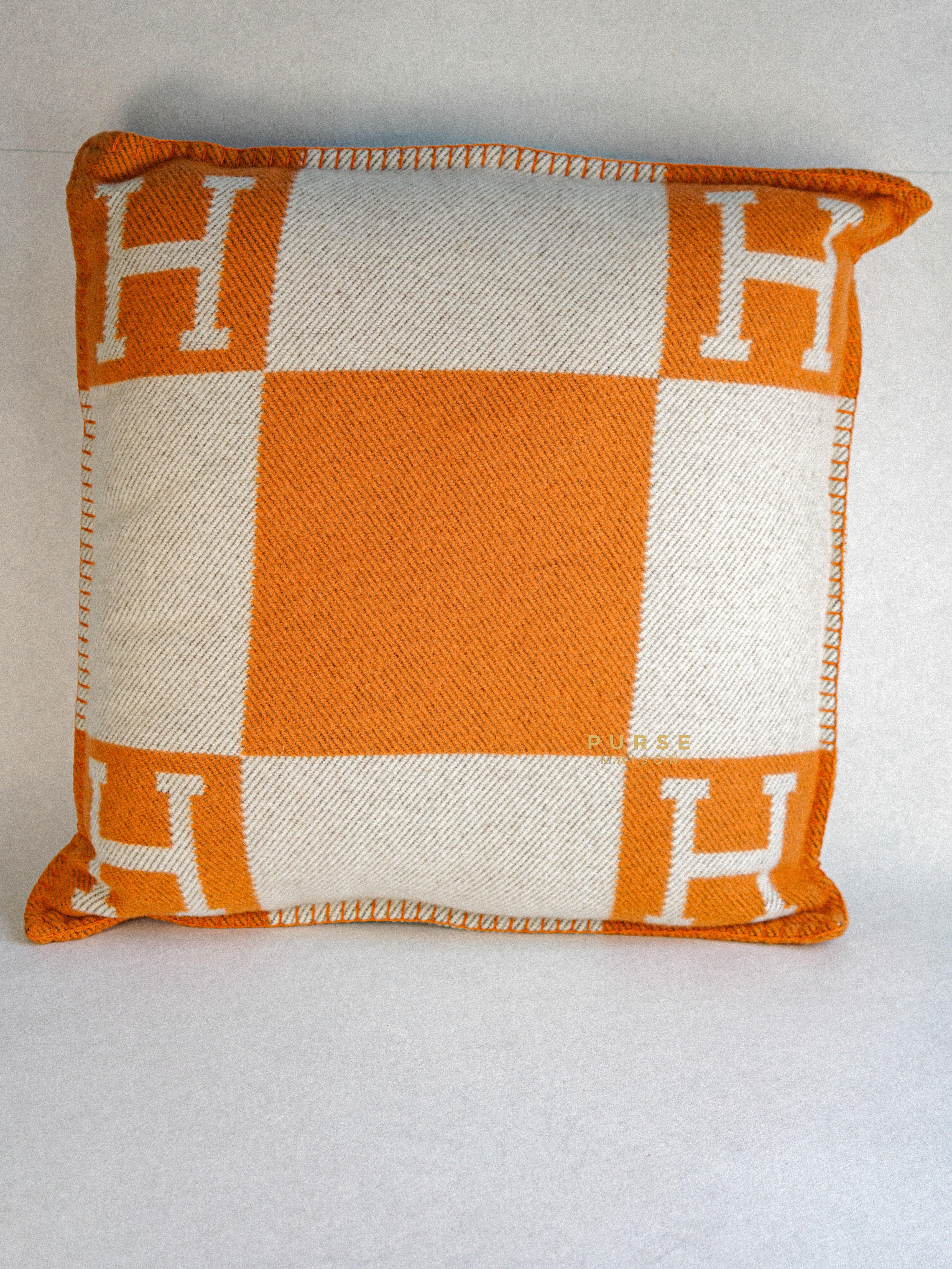 Hermes Wool Cashmere Avalon Pillow | Purse Maison Luxury Bags Shop