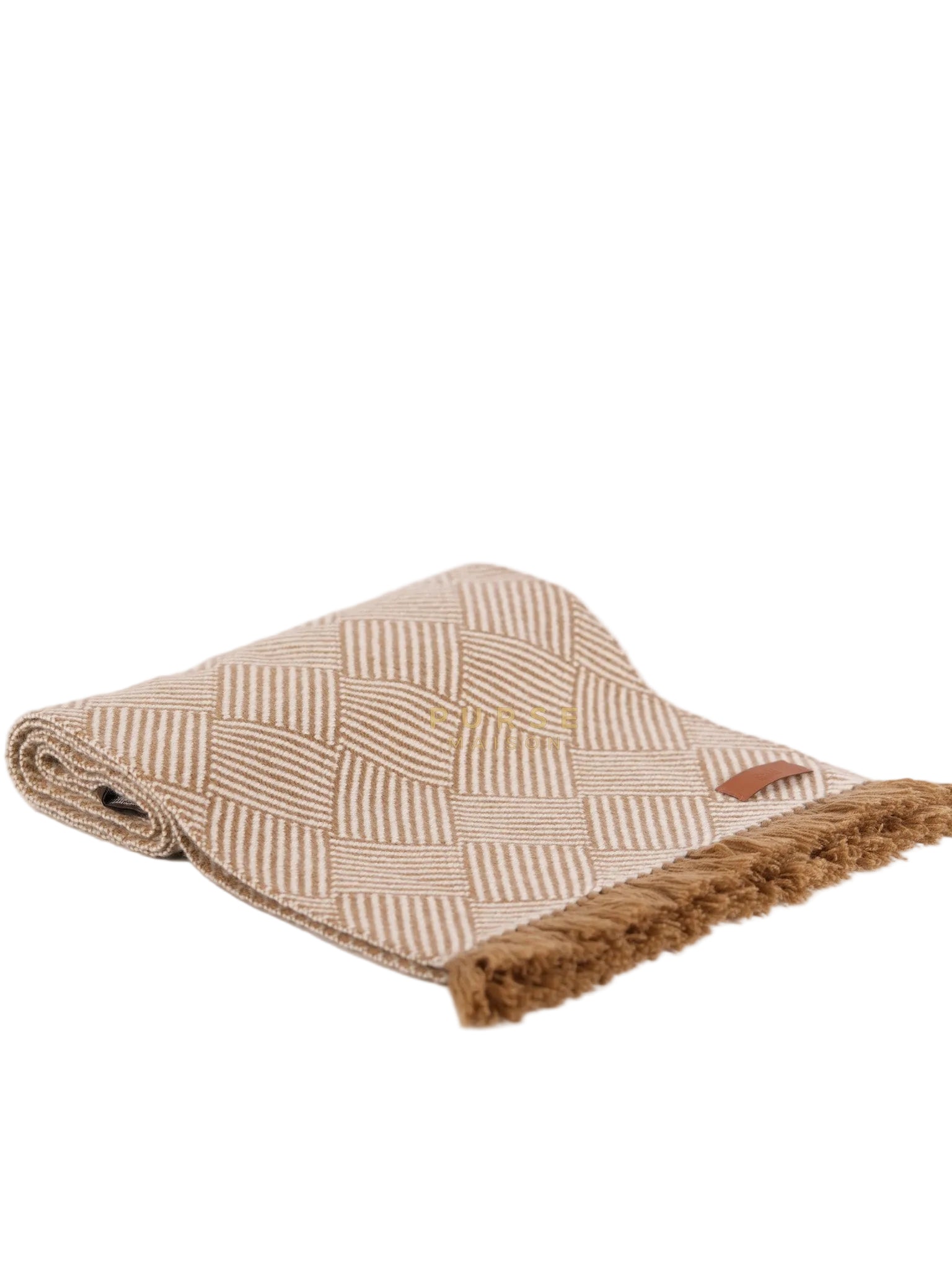Wool Scarf Beige | Purse Maison Luxury Bags Shop