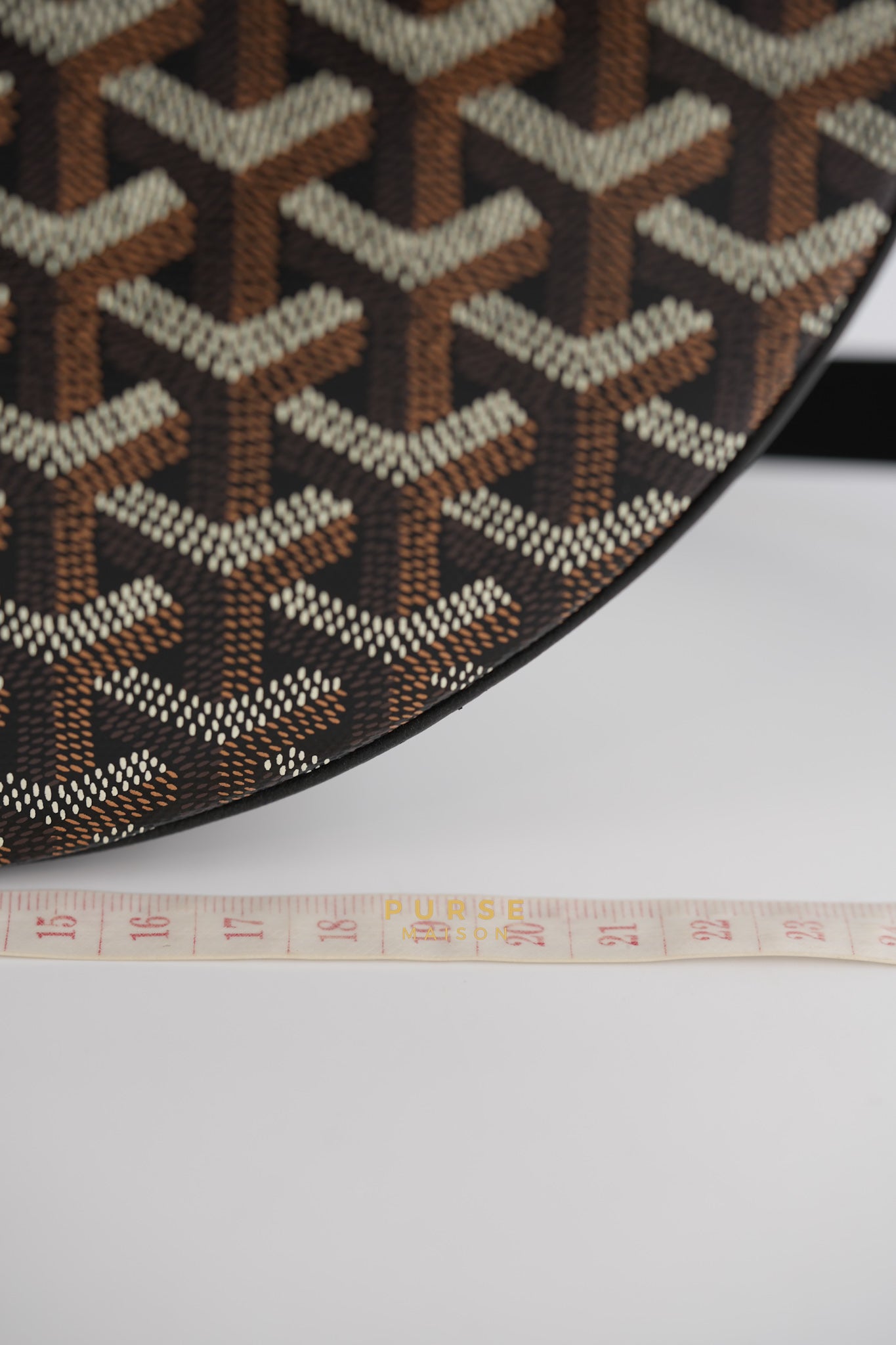 Hirondelle Goyardine Canvas PM Noir | Purse Maison Luxury Bags Shop