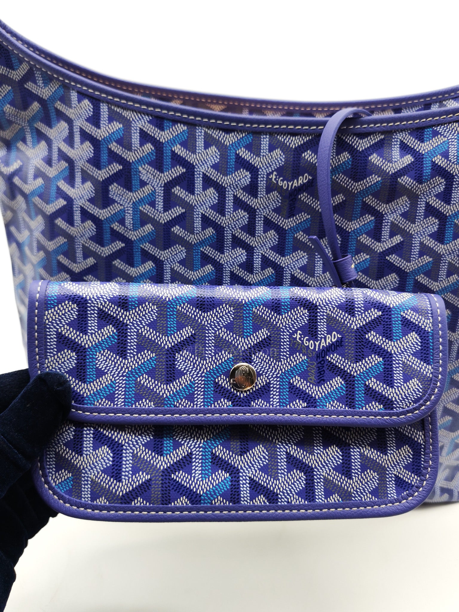Boheme PM Hobo in Multicolored Blueberry Purple Canvas Limited Edition Tote Bag