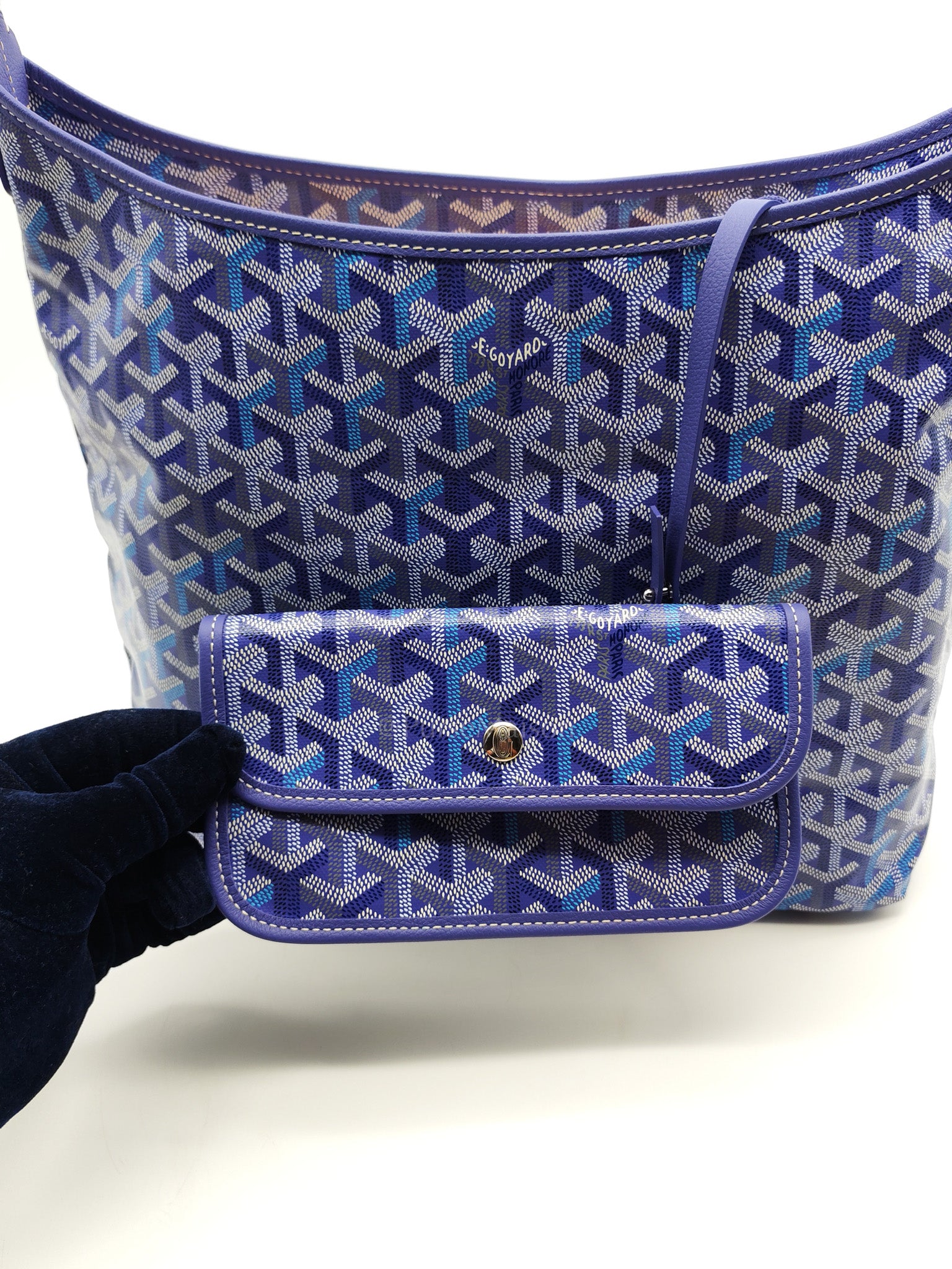 Boheme PM Hobo in Multicolored Blueberry Purple Canvas Limited Edition Tote Bag