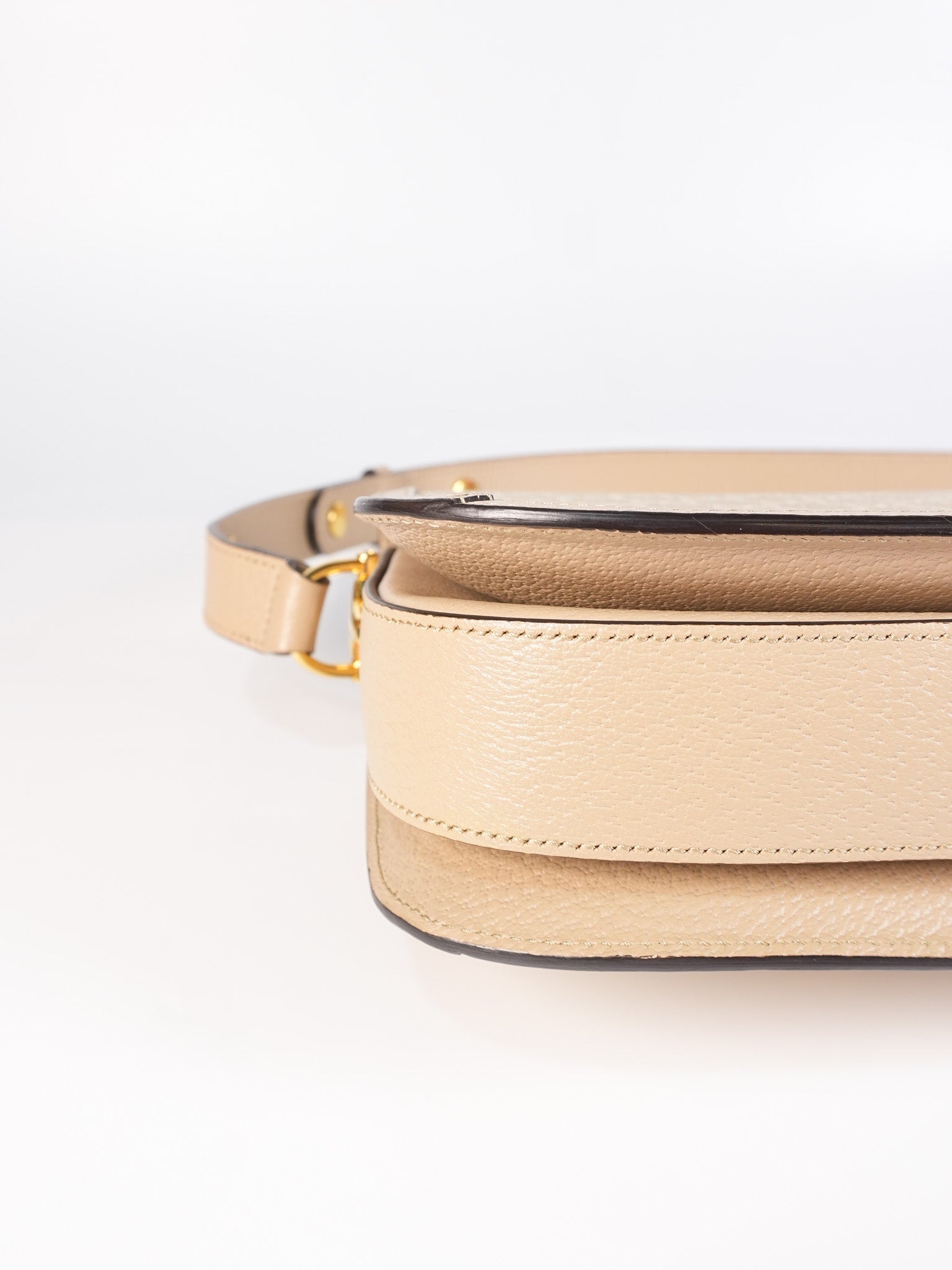 Horsebit 1955 in Beige Supreme Canvas Shoulder Bag | Purse Maison Luxury Bags Shop