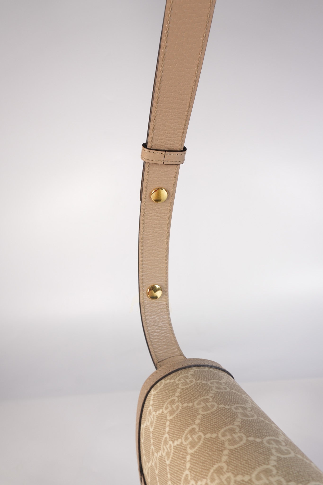 Horsebit 1955 in Beige Supreme Canvas Shoulder Bag | Purse Maison Luxury Bags Shop