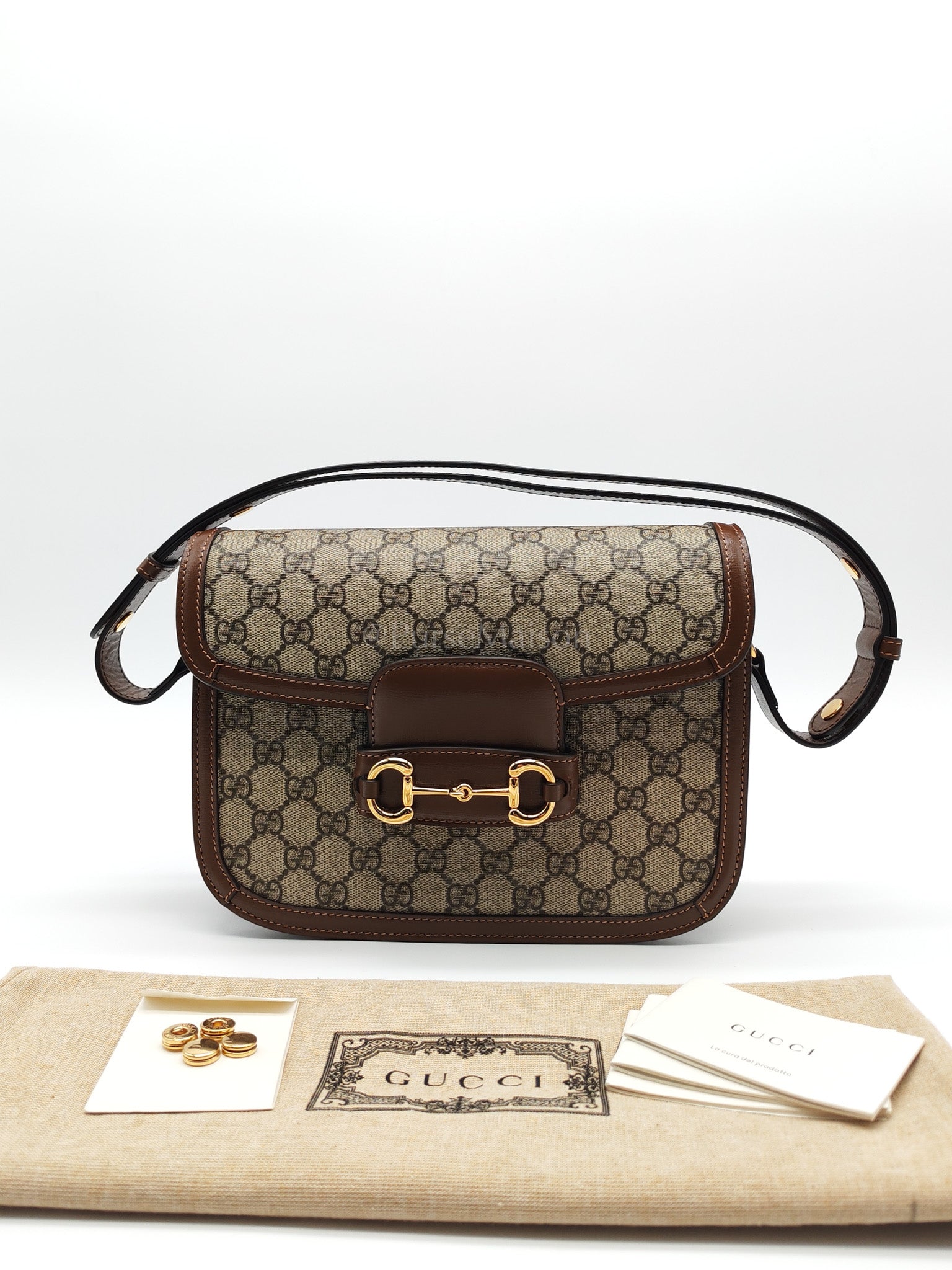 Horsebit 1955 Medium GG Supreme Canvas | Purse Maison Luxury Bags Shop