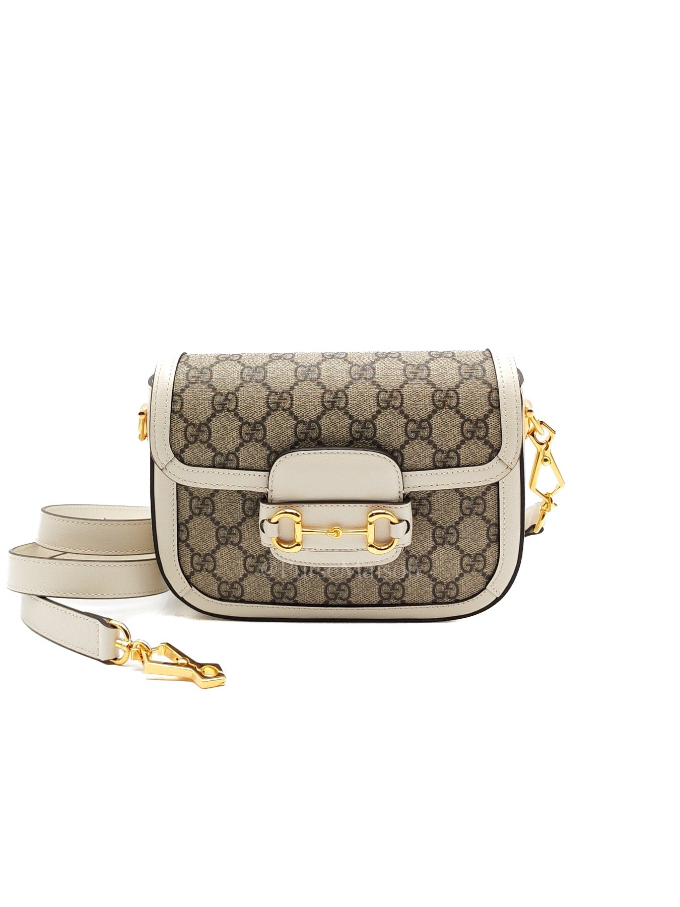 Horsebit 1955 Mini Shoulder Bag in GG Supreme Canvas and Gold Hardware | Purse Maison Luxury Bags Shop