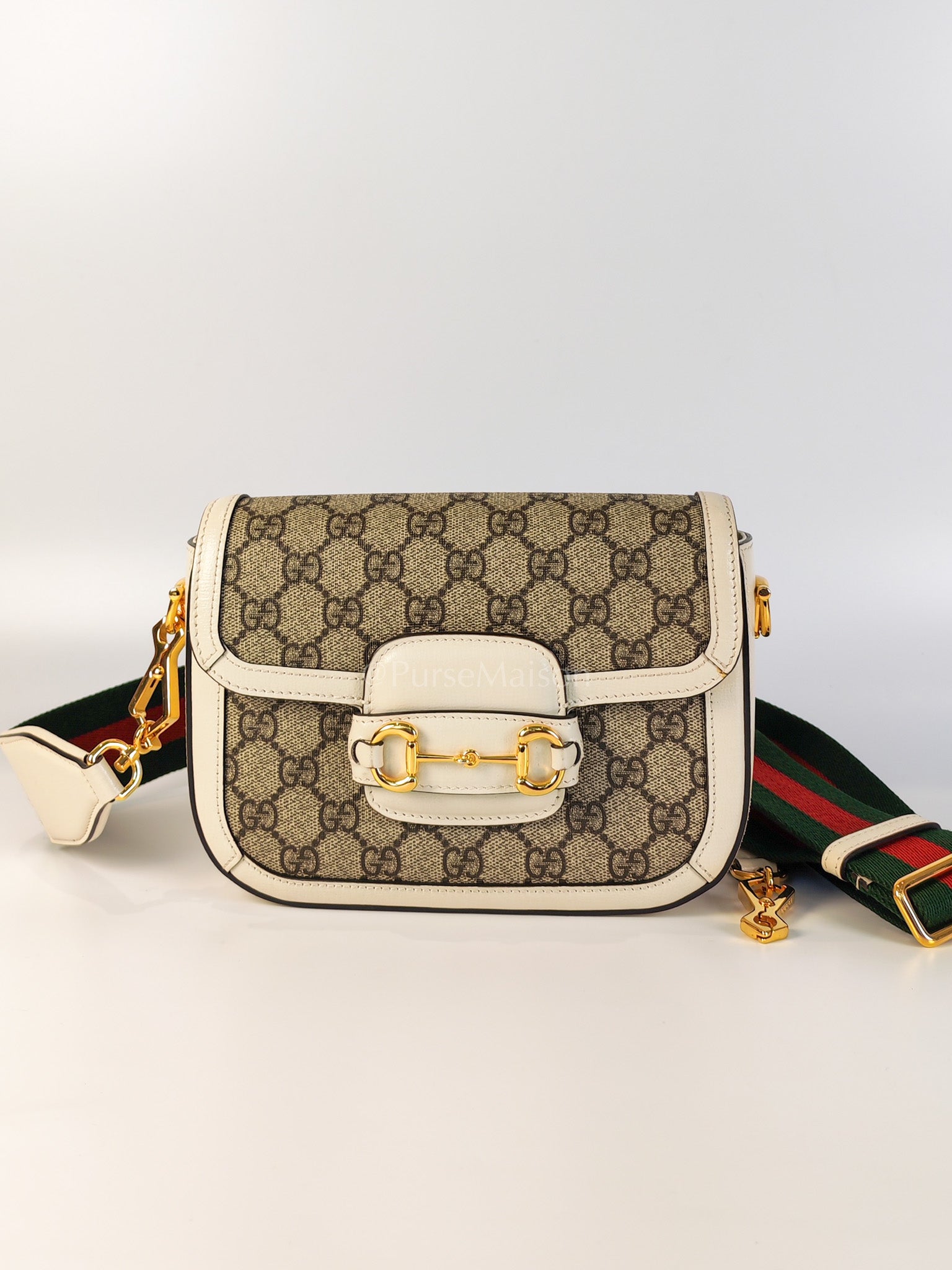 Horsebit 1955 Mini Sling Bag in GG Supreme Coated Canvas | Purse Maison Luxury Bags Shop