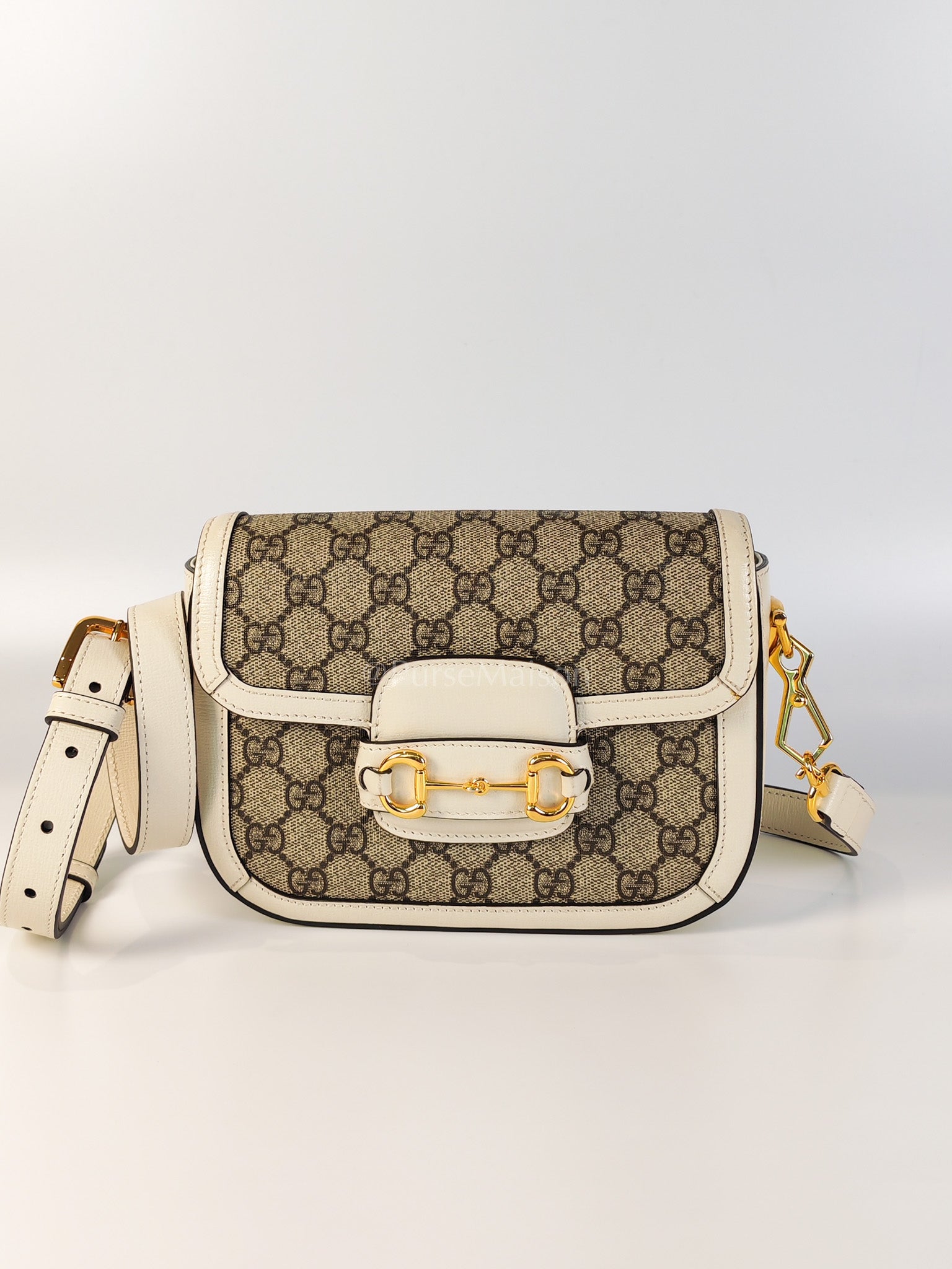Horsebit 1955 Mini Sling Bag in GG Supreme Coated Canvas | Purse Maison Luxury Bags Shop