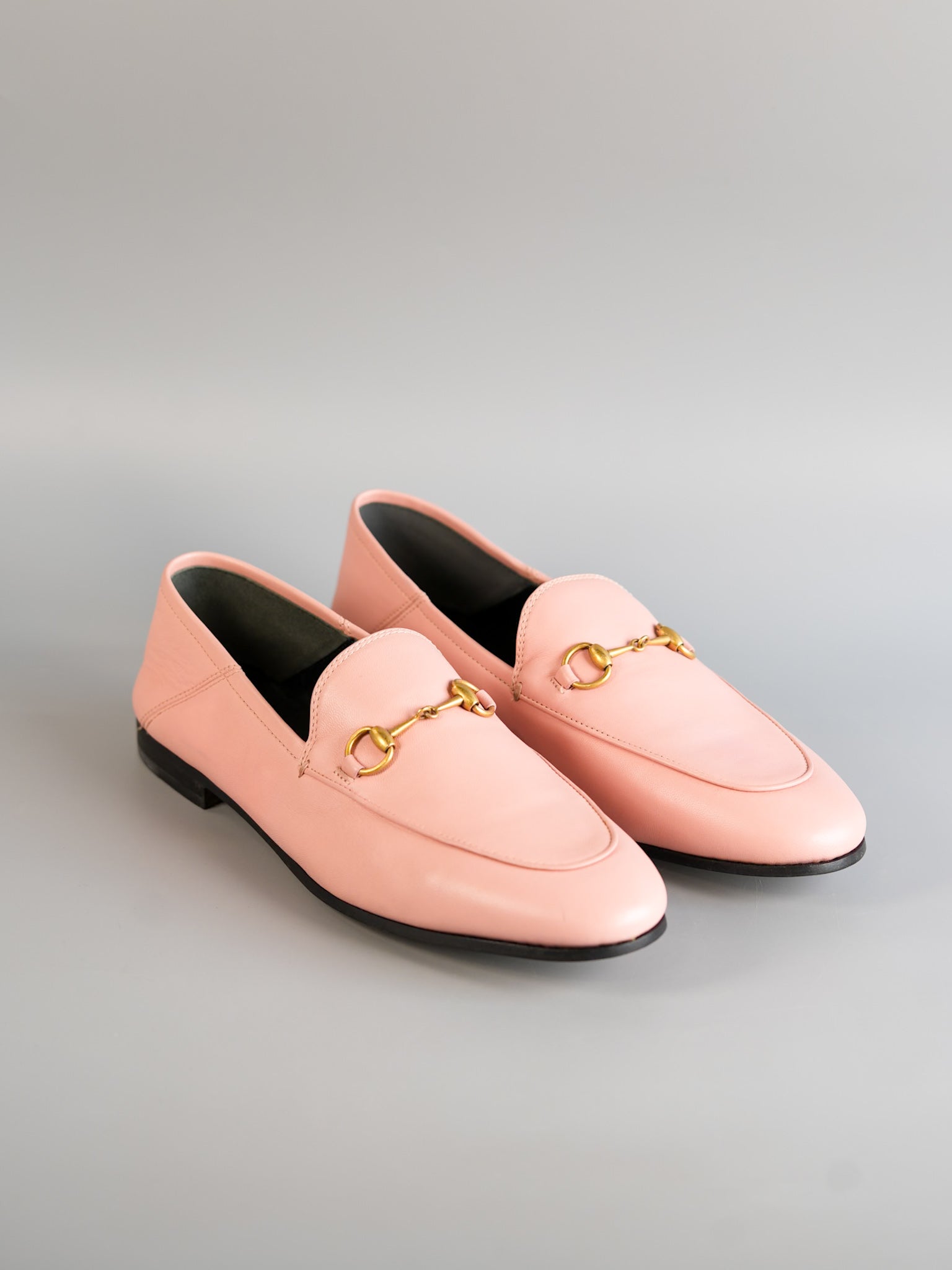 Horsebit Loafer in Pink Leather Size 40 EU (28cm) | Purse Maison Luxury Bags Shop