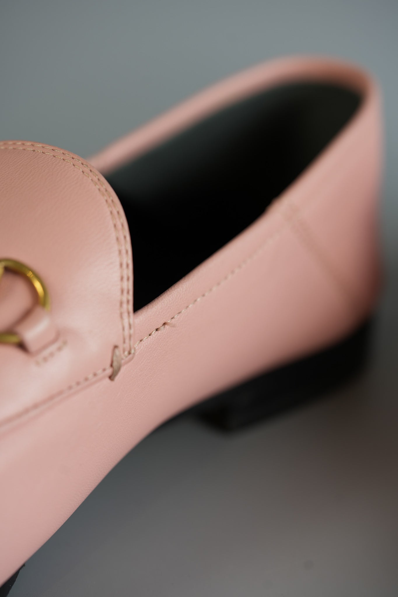 Horsebit Loafer in Pink Leather Size 40 EU (28cm) | Purse Maison Luxury Bags Shop