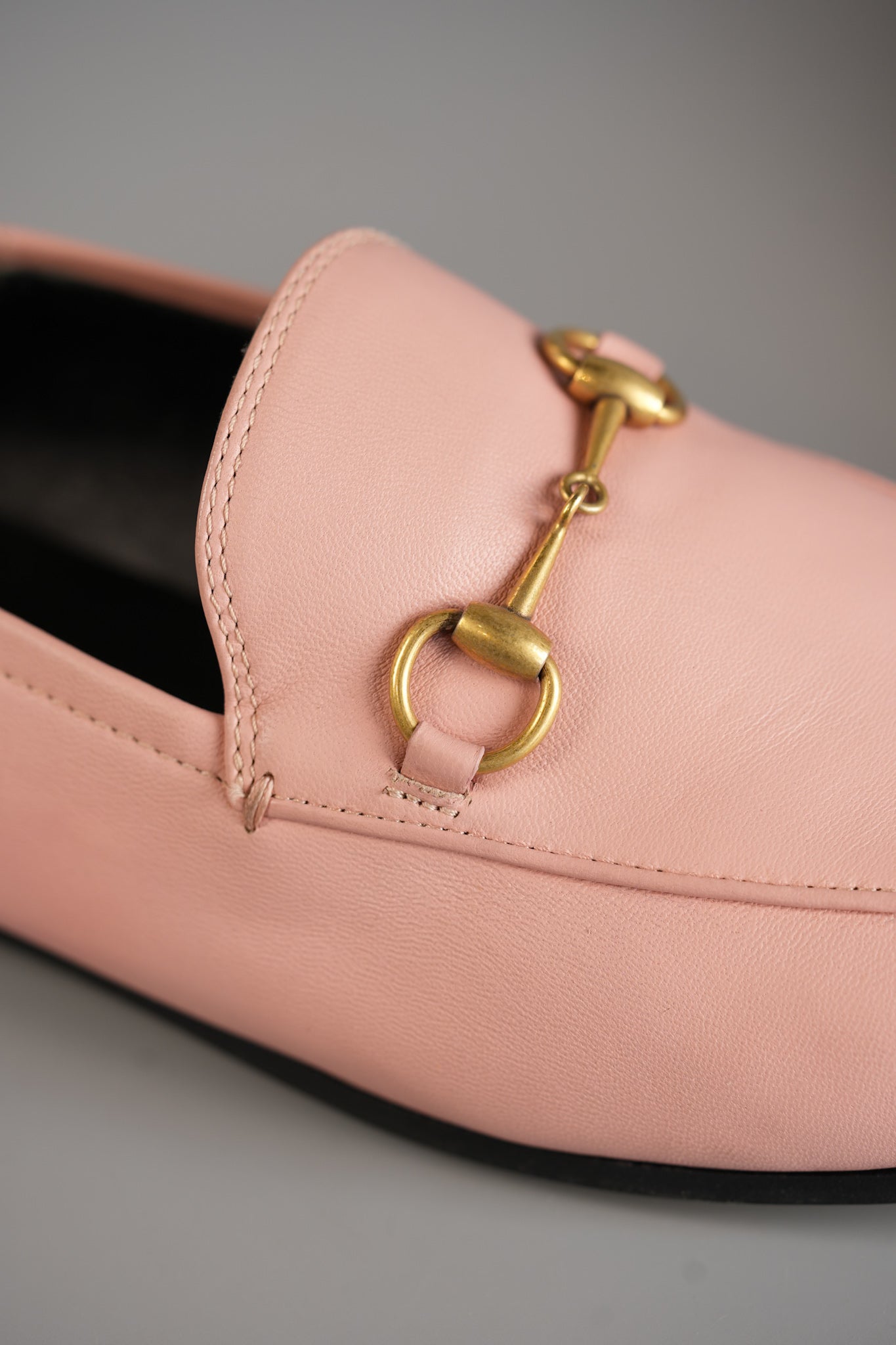 Horsebit Loafer in Pink Leather Size 40 EU (28cm) | Purse Maison Luxury Bags Shop