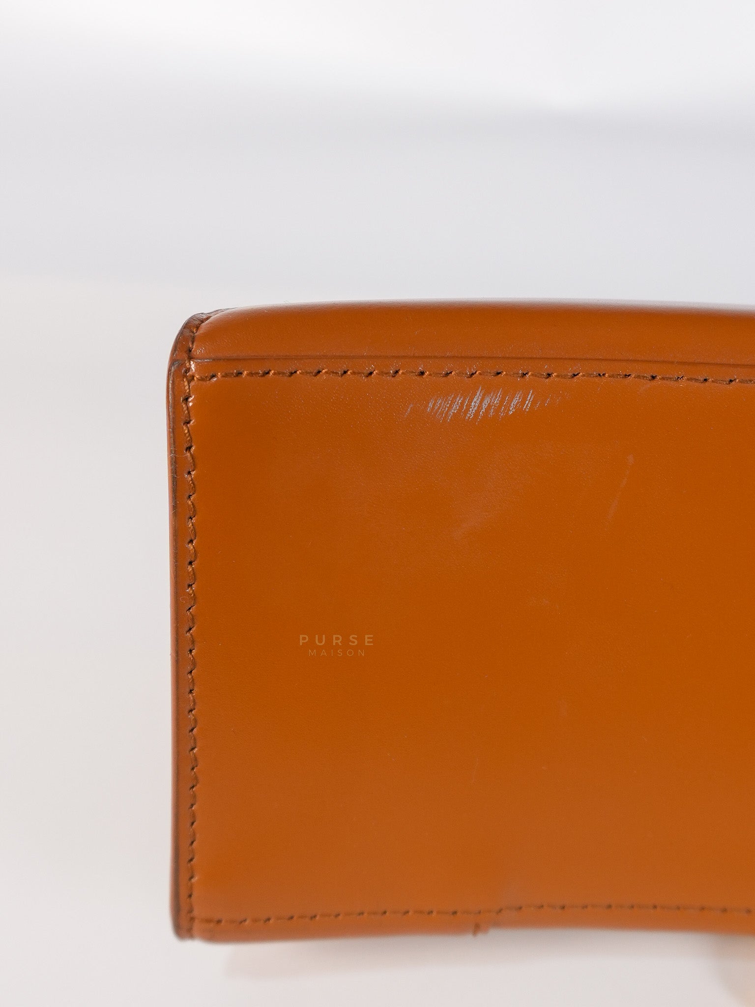 Hourglass in Brown Leather Top Handle Bag | Purse Maison Luxury Bags Shop