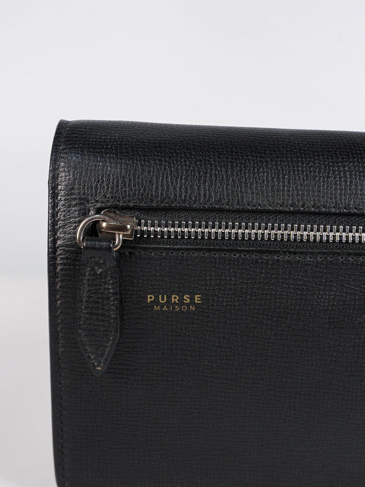 House Check Baby Macken Bag in Black & Beige Multicolor & Silver Hardware | Purse Maison Luxury Bags Shop