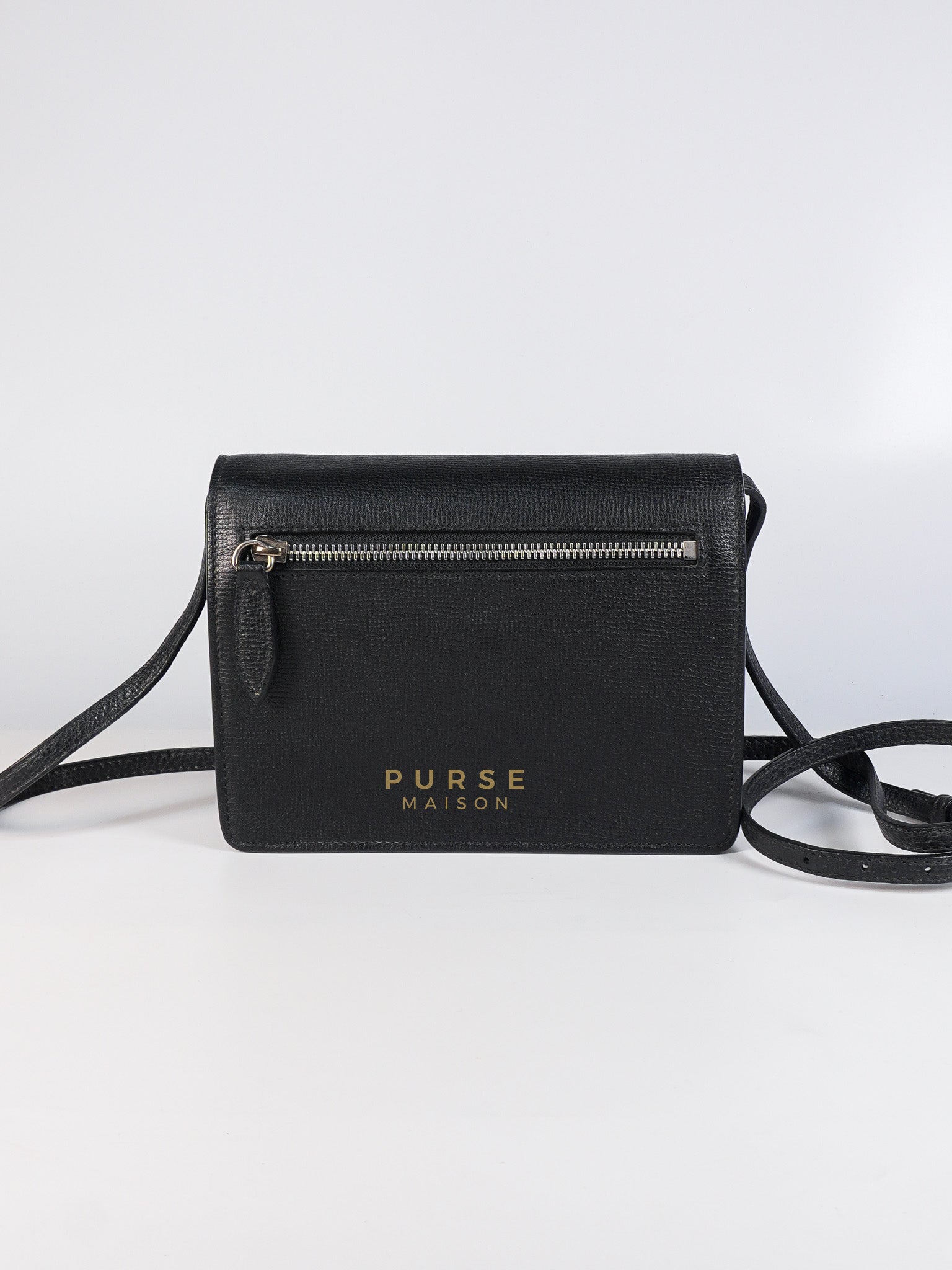 House Check Baby Macken Bag in Black & Beige Multicolor & Silver Hardware | Purse Maison Luxury Bags Shop