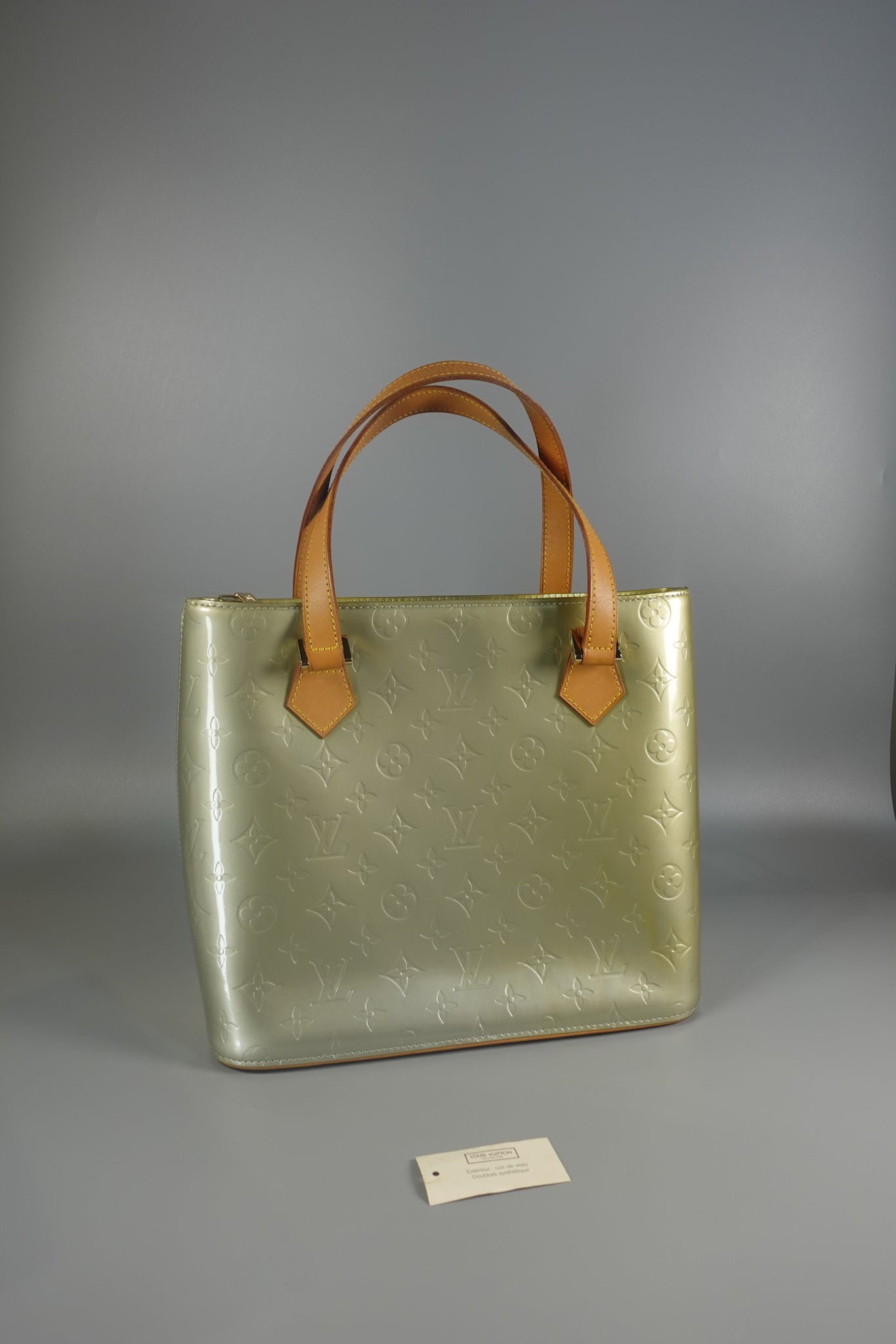 Houston Tote Bag in Mint Greeen Vernis (Date: CA1011) | Purse Maison Luxury Bags Shop