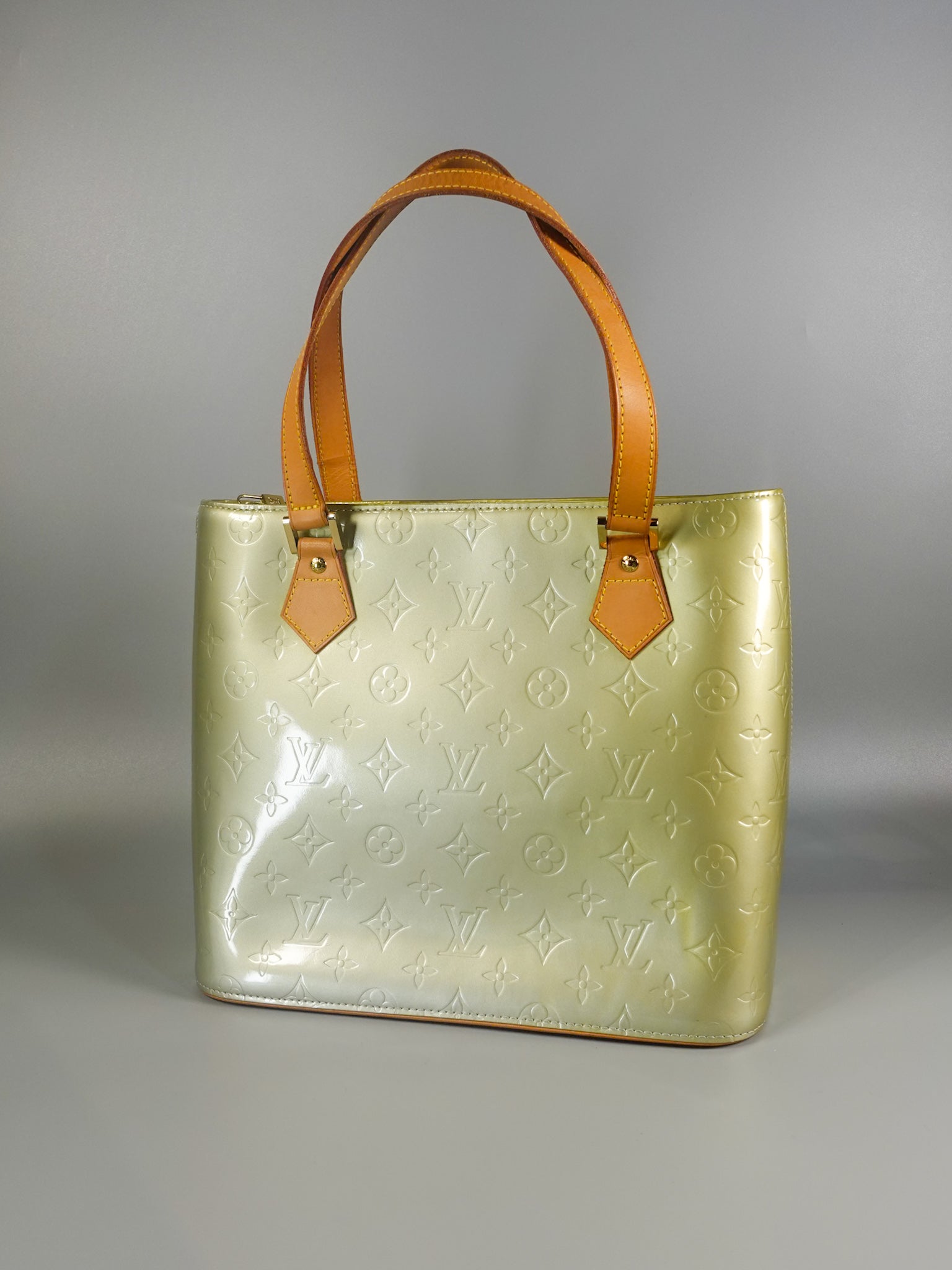 Houston Tote Bag in Mint Greeen Vernis (Date: CA1011) | Purse Maison Luxury Bags Shop