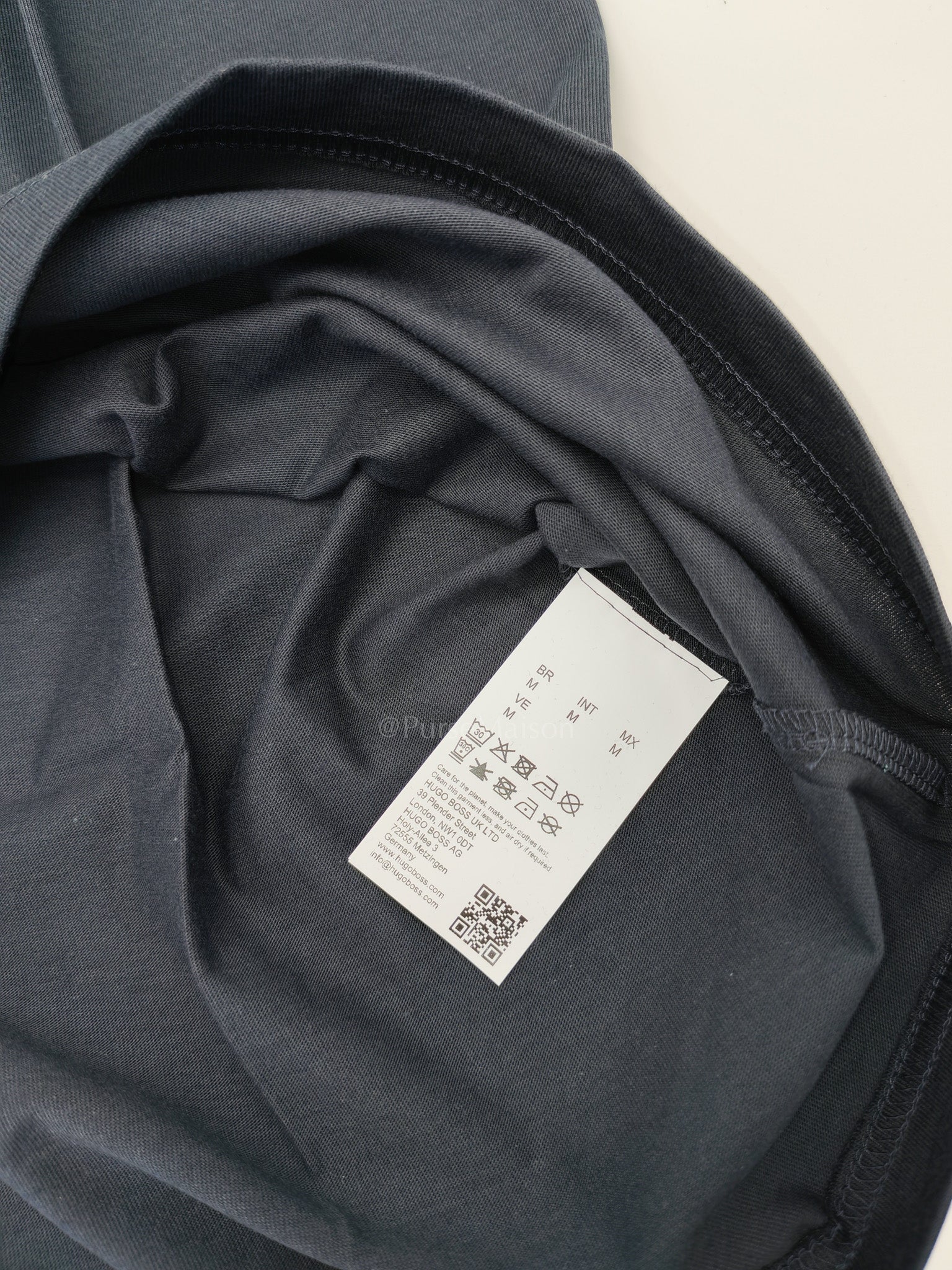 Hugo Boss Jersey Cotton T-Shirt in Dark Blue for Men Size M | Purse Maison Luxury Bags Shop