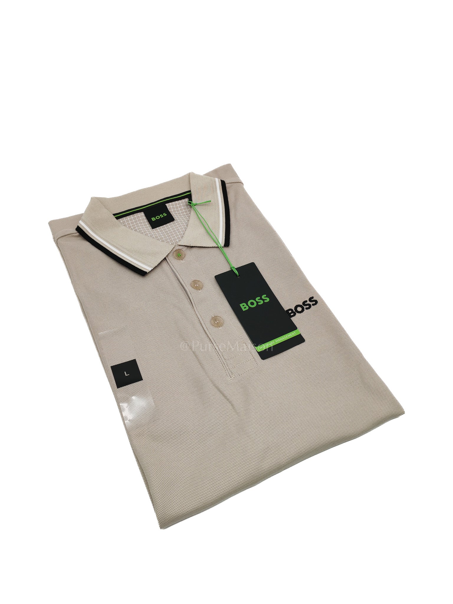 Jersey Polo Shirt in Light Beige for Men Size L | Purse Maison Luxury Bags Shop