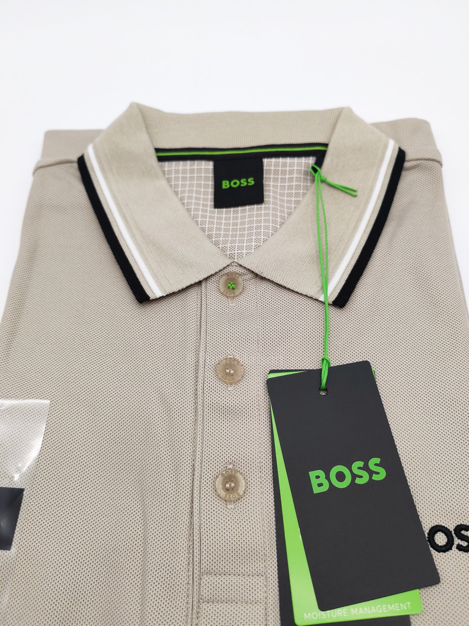 Jersey Polo Shirt in Light Beige for Men Size L | Purse Maison Luxury Bags Shop