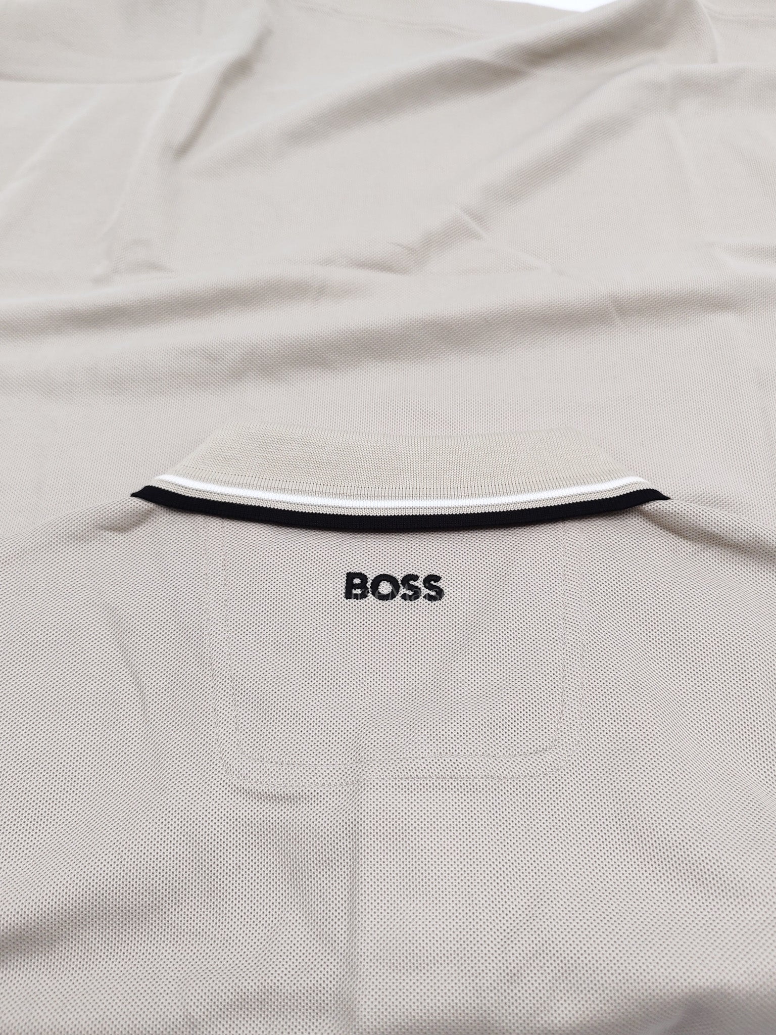 Jersey Polo Shirt in Light Beige for Men Size L | Purse Maison Luxury Bags Shop