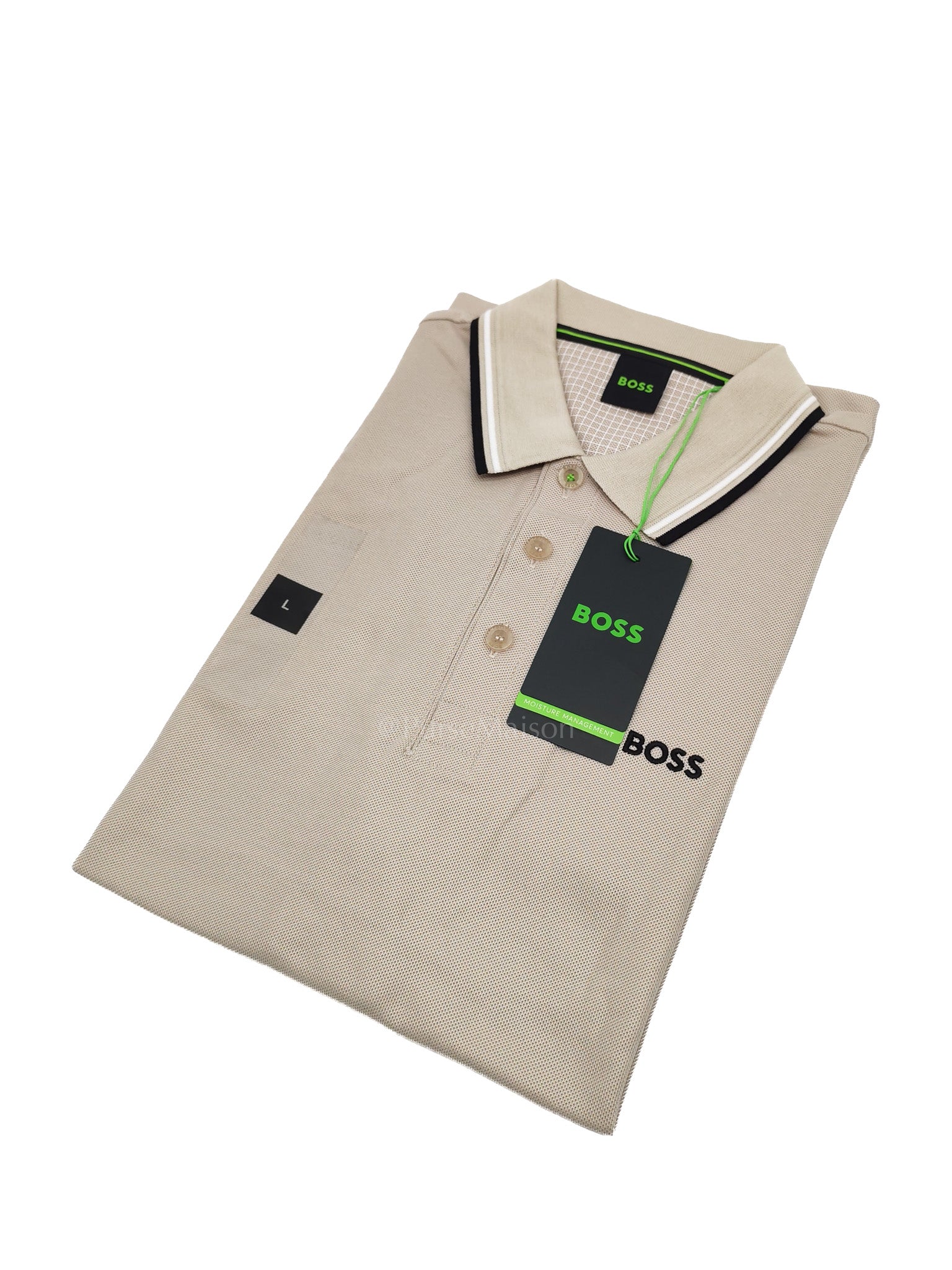 Jersey Polo Shirt in Light Beige for Men Size L | Purse Maison Luxury Bags Shop