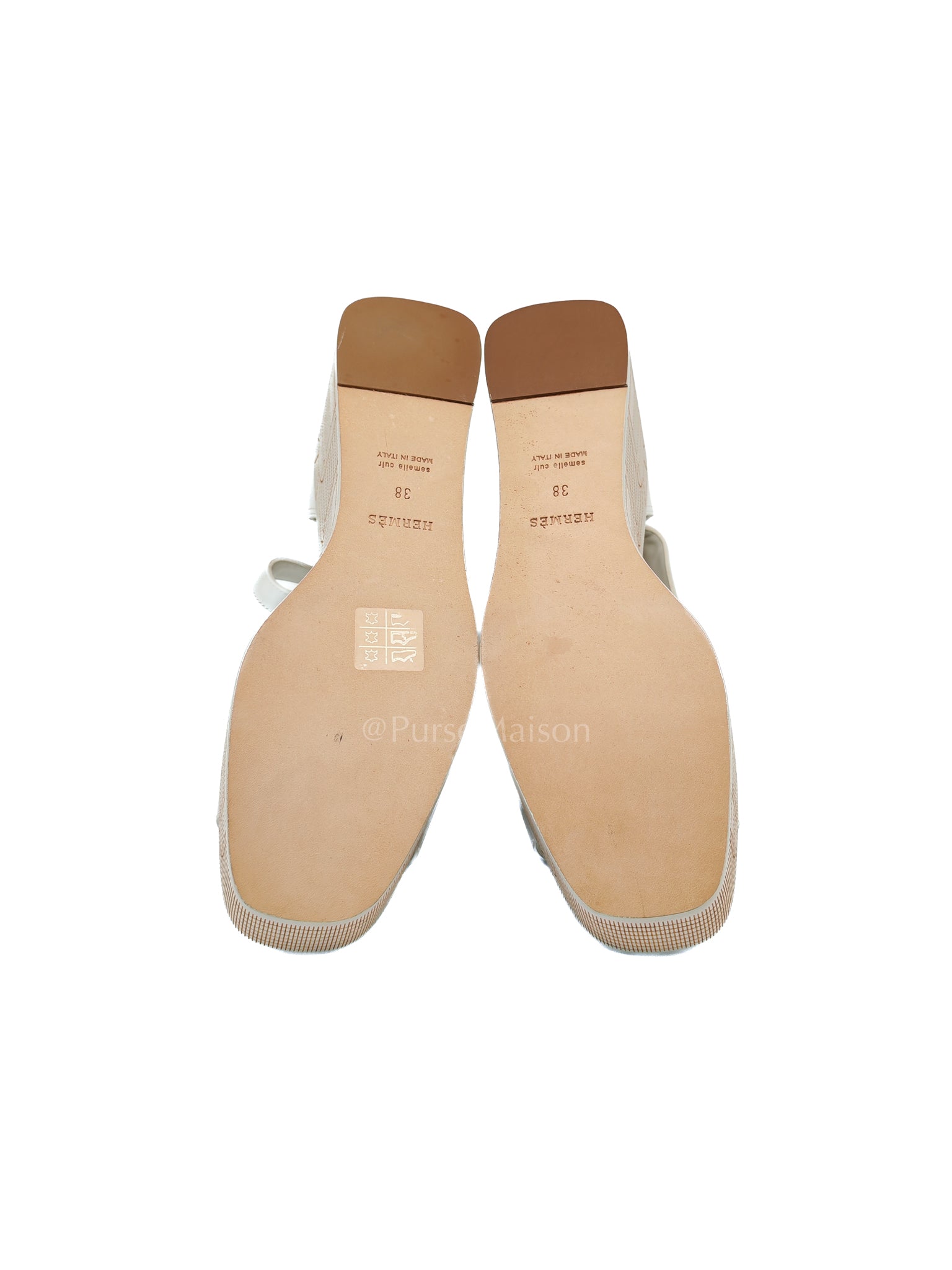 Illusion Blanc Wedge Sandals Size 38EU (24CM) | Purse Maison Luxury Bags Shop