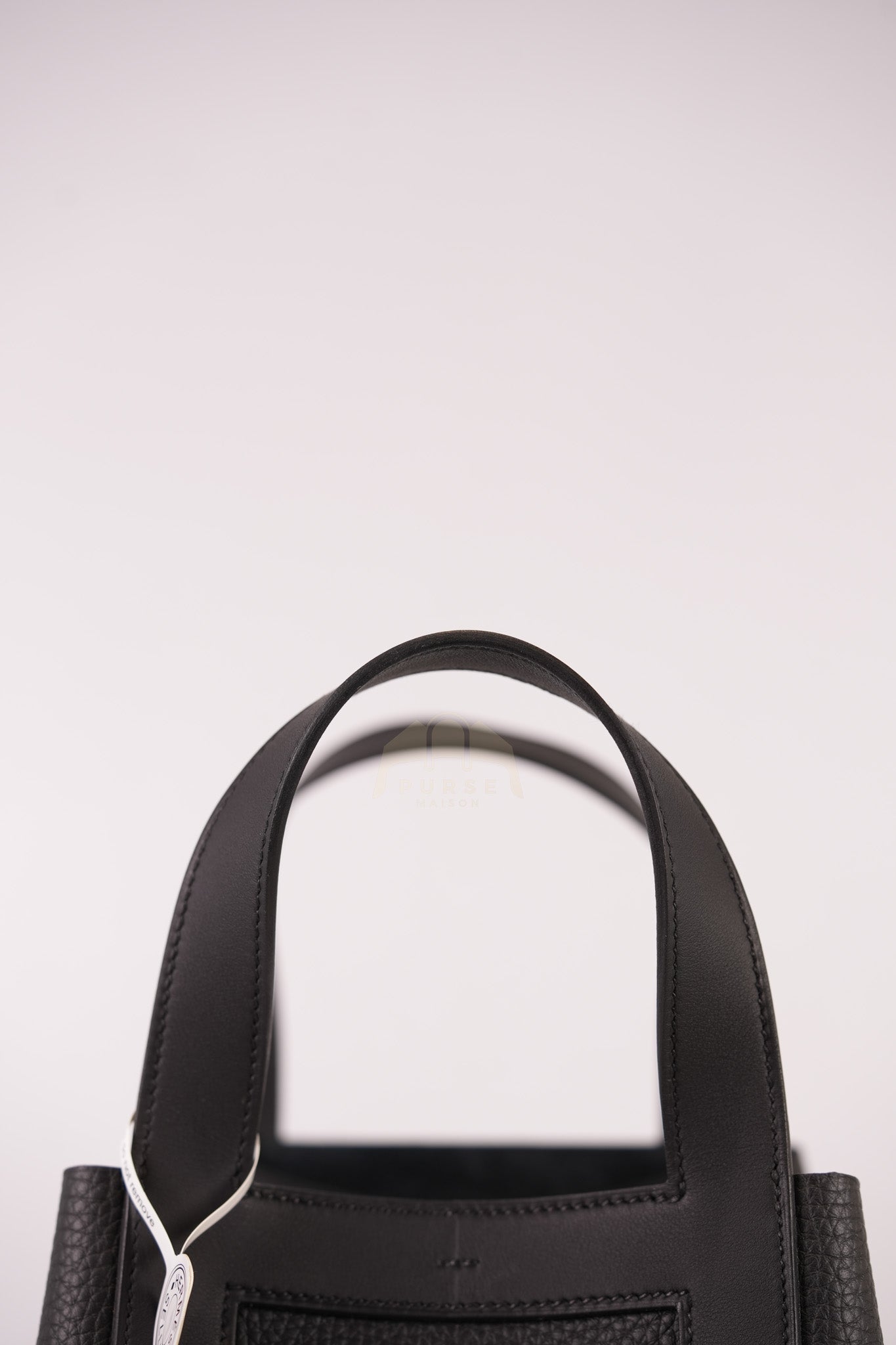 In The Loop 22 in Black Togo Leather and Palladium Hardware Stamp K (2025) | Purse Maison Luxury Bags Shop